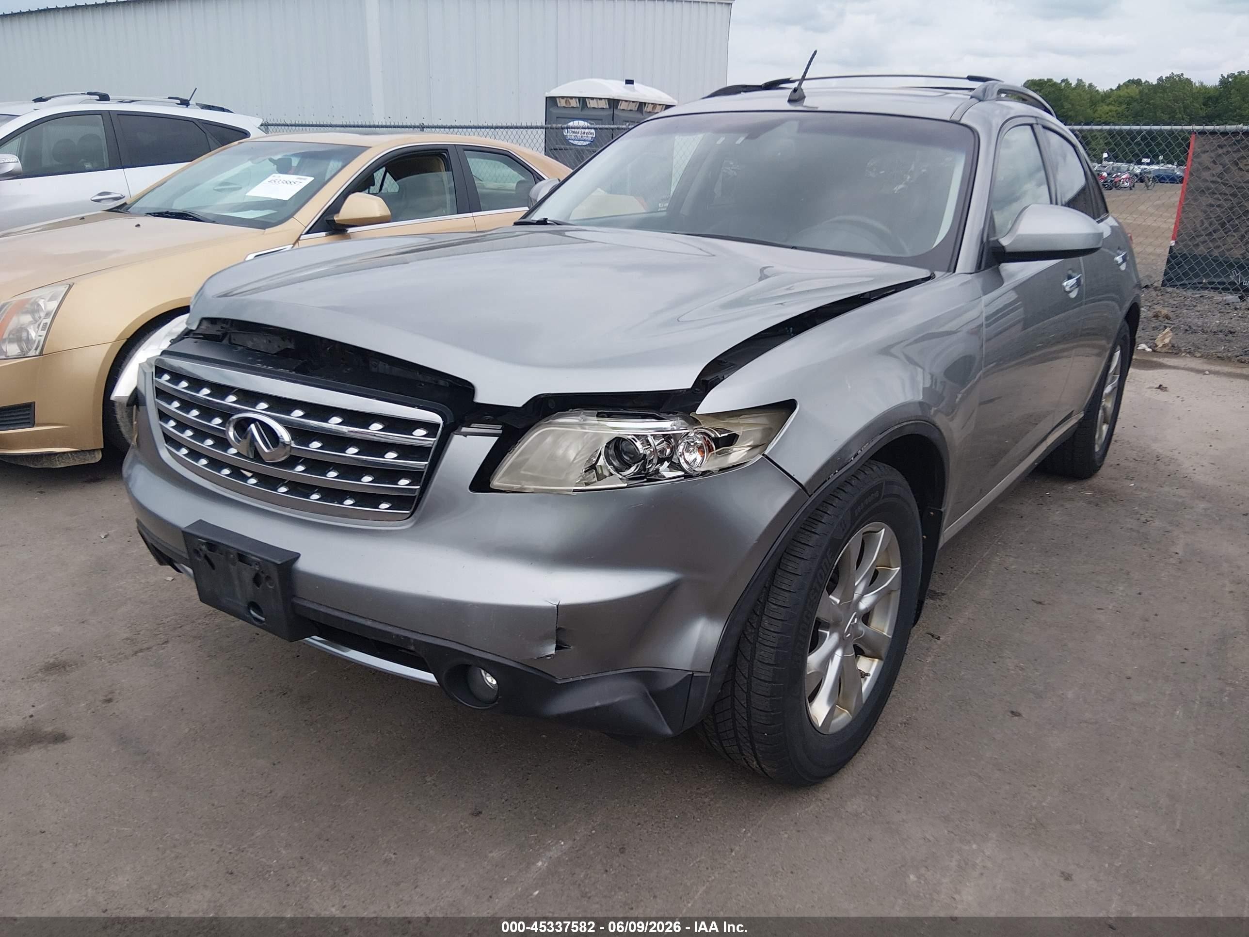 2008 Infiniti Fx35   Gray vin: JNRAS08W98X209201