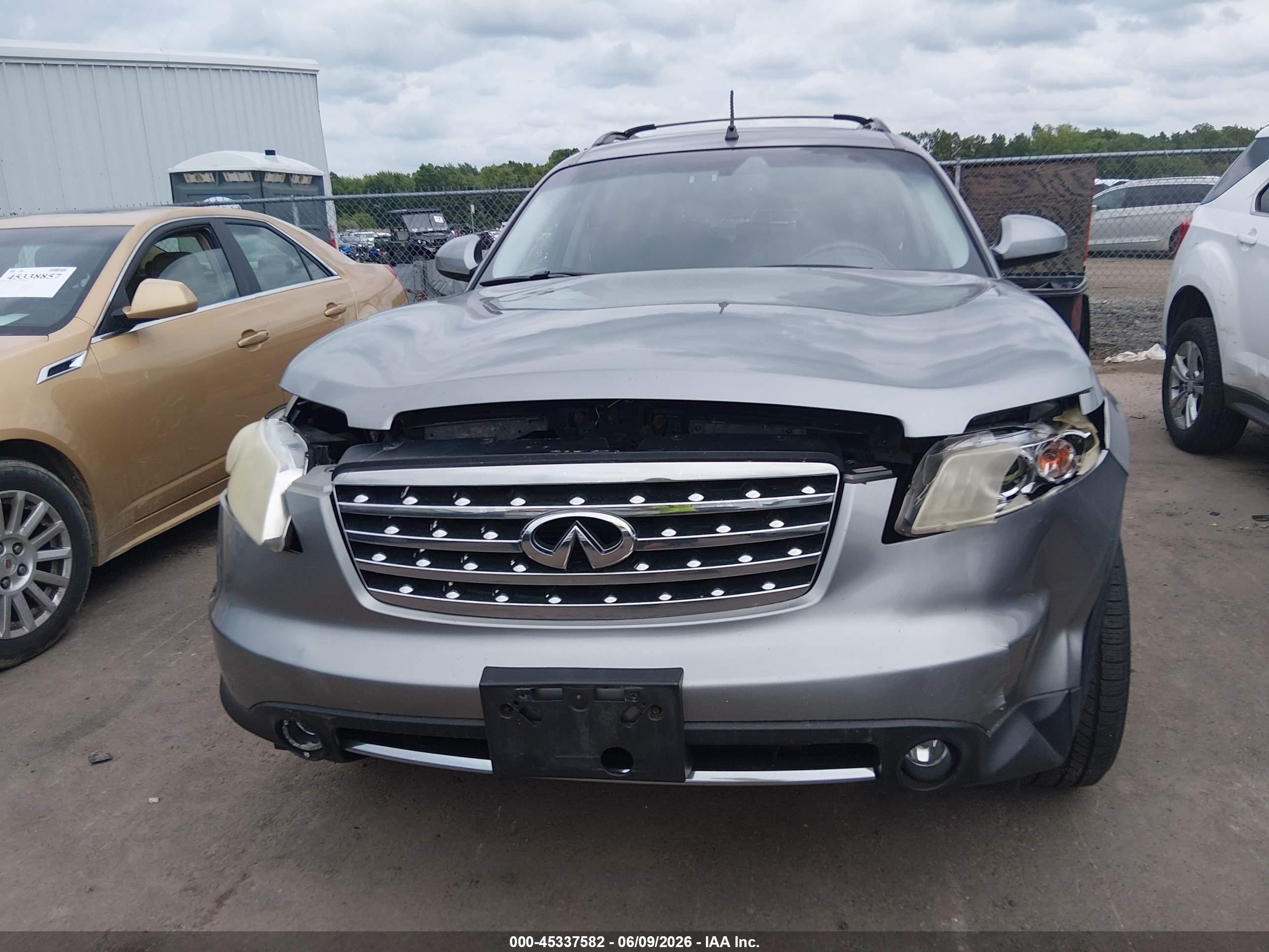 2008 Infiniti Fx35   Gray vin: JNRAS08W98X209201