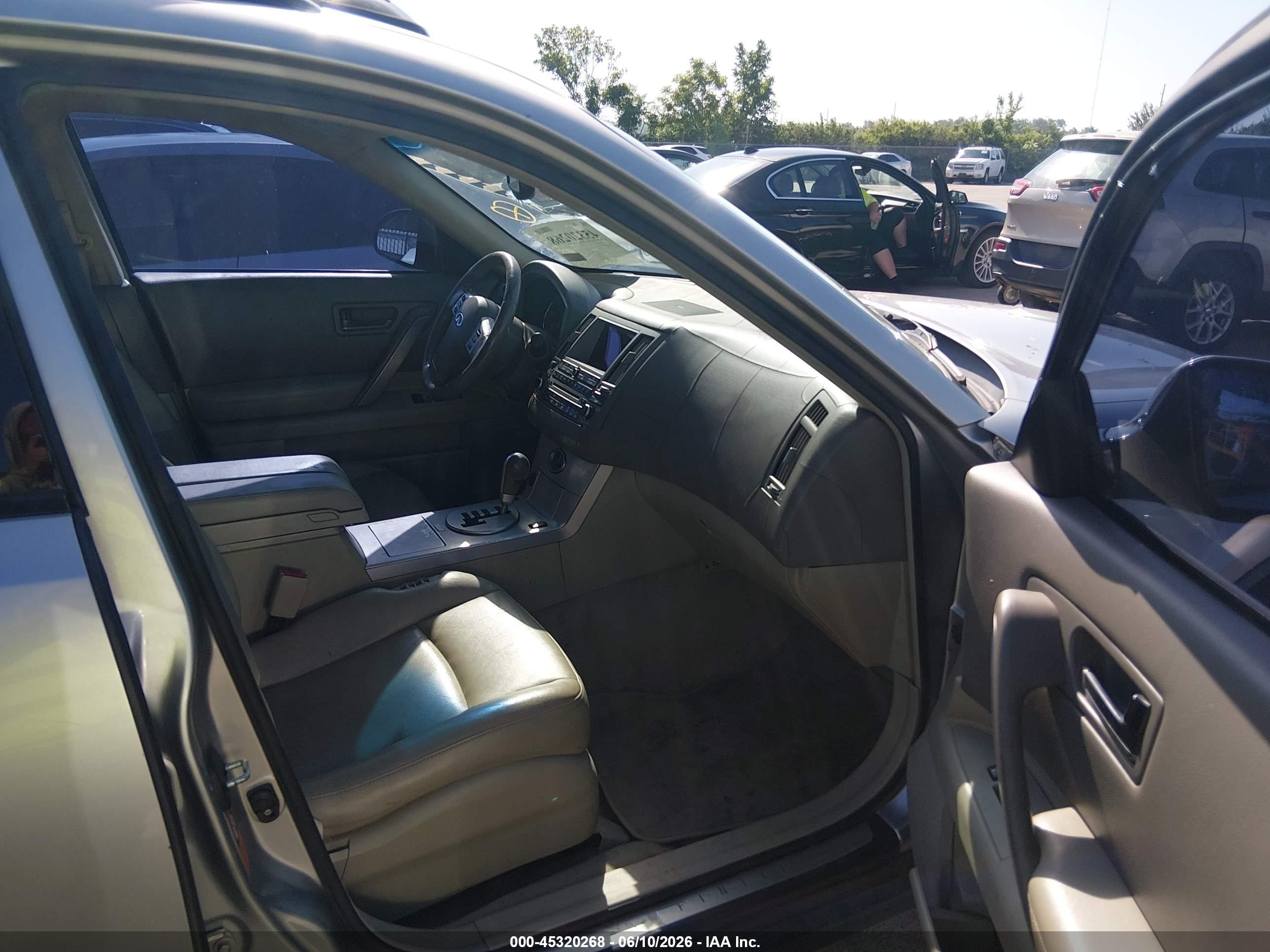 2003 Infiniti Fx35   Gray vin: JNRAS08WX3X003863