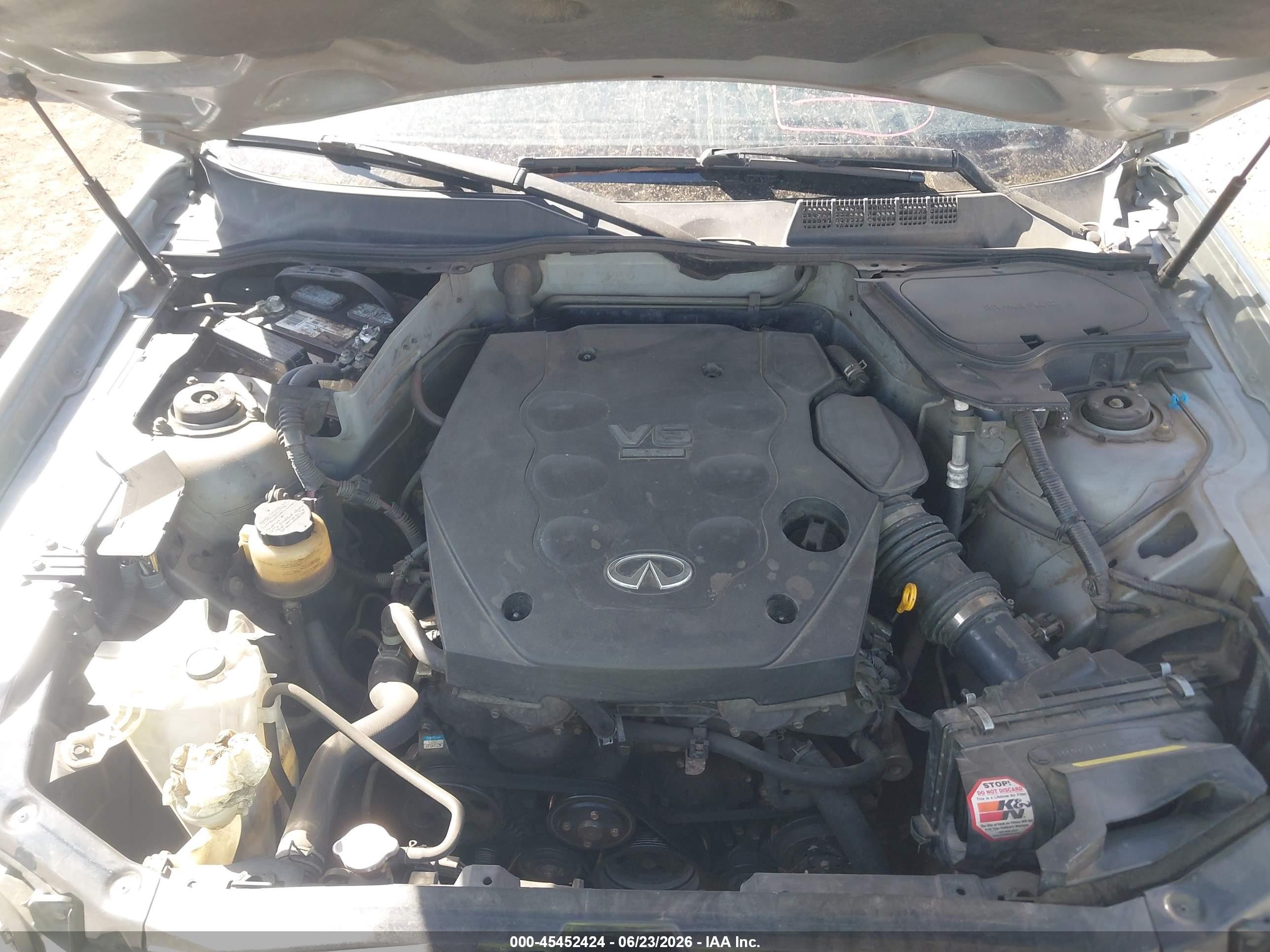 2003 Infiniti Fx35   Gray vin: JNRAS08WX3X205330