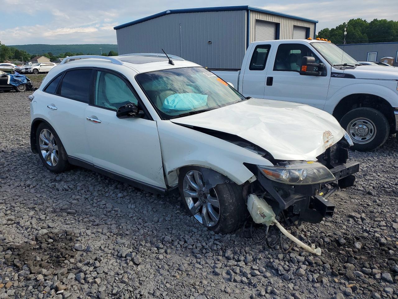2005 Infiniti Fx35 Base Белый vin: JNRAS08WX5X207338