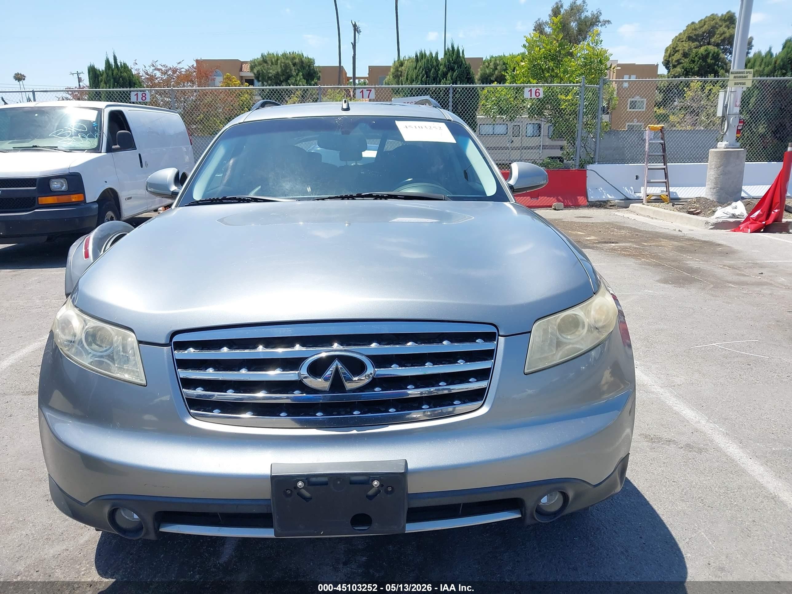 2006 Infiniti Fx35   Silver vin: JNRAS08WX6X203372