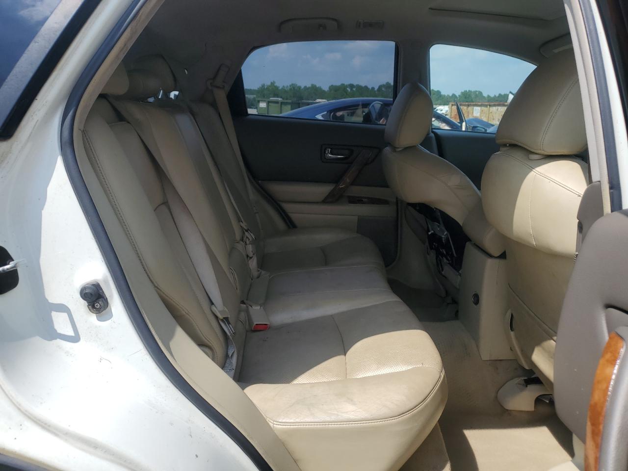 2007 Infiniti Fx35 White vin: JNRAS08WX7X204104