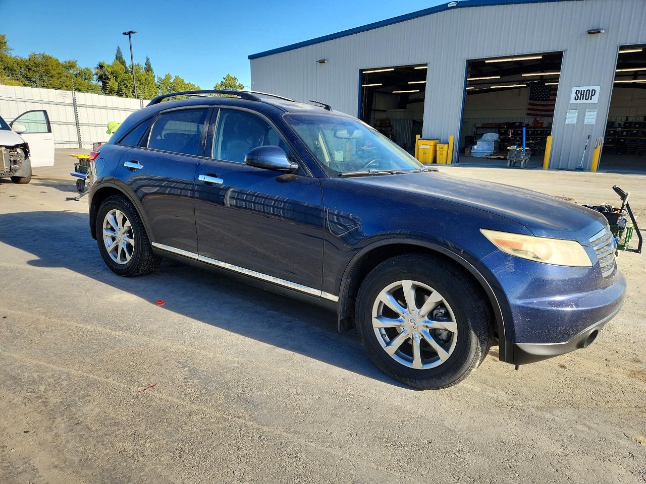 2007 Infiniti Fx35 Base Blue vin: JNRAS08WX7X206161