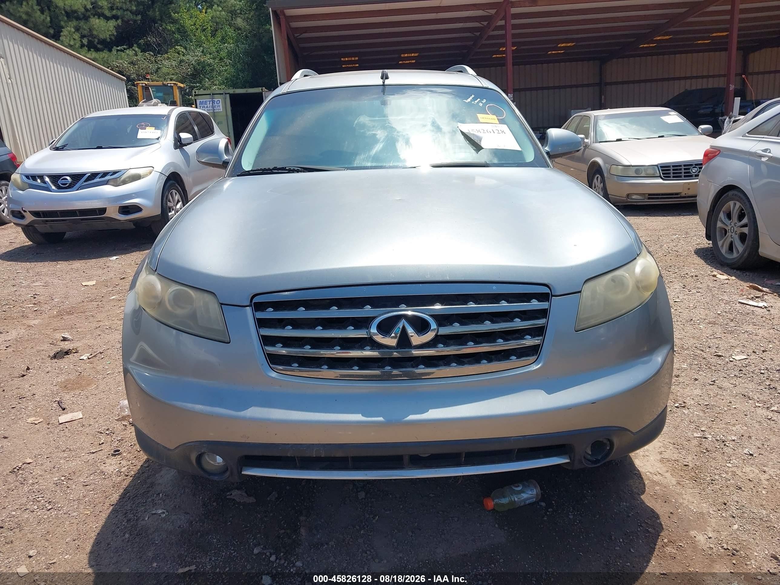 2007 Infiniti Fx35   Gray vin: JNRAS08WX7X208377