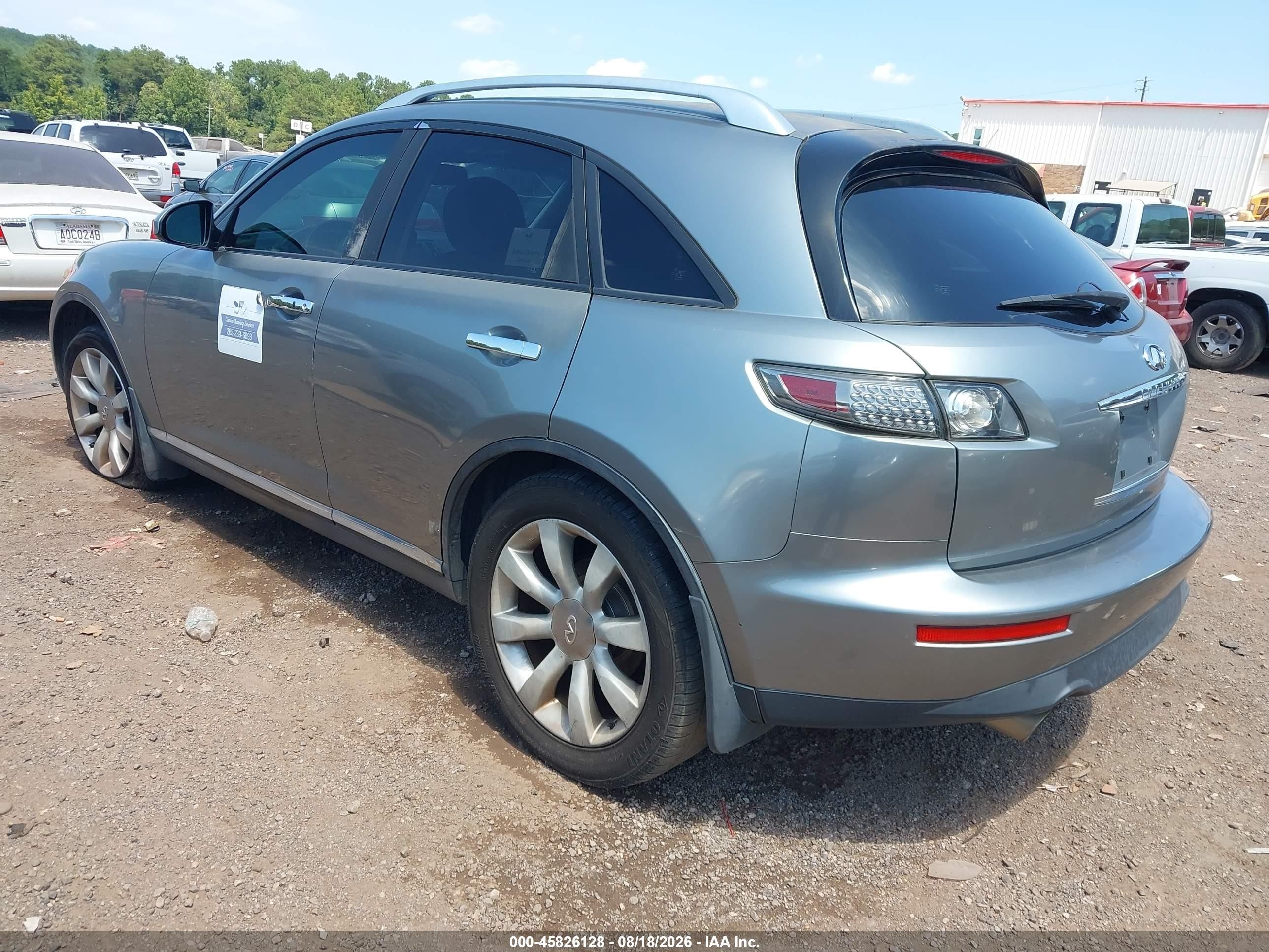 2007 Infiniti Fx35   Gray vin: JNRAS08WX7X208377