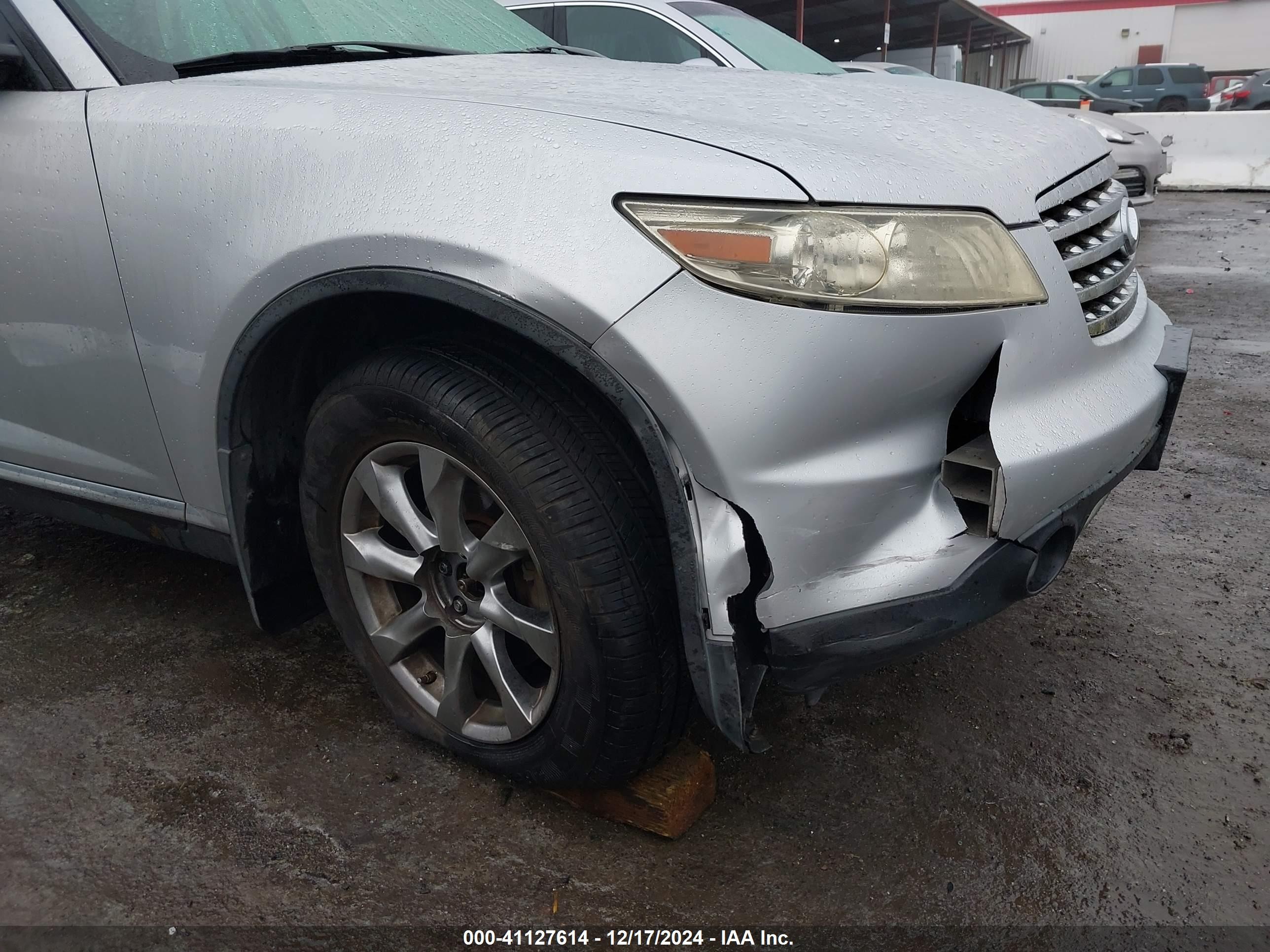 2007 Infiniti Fx35   Серый vin: JNRAS08WX7X210338