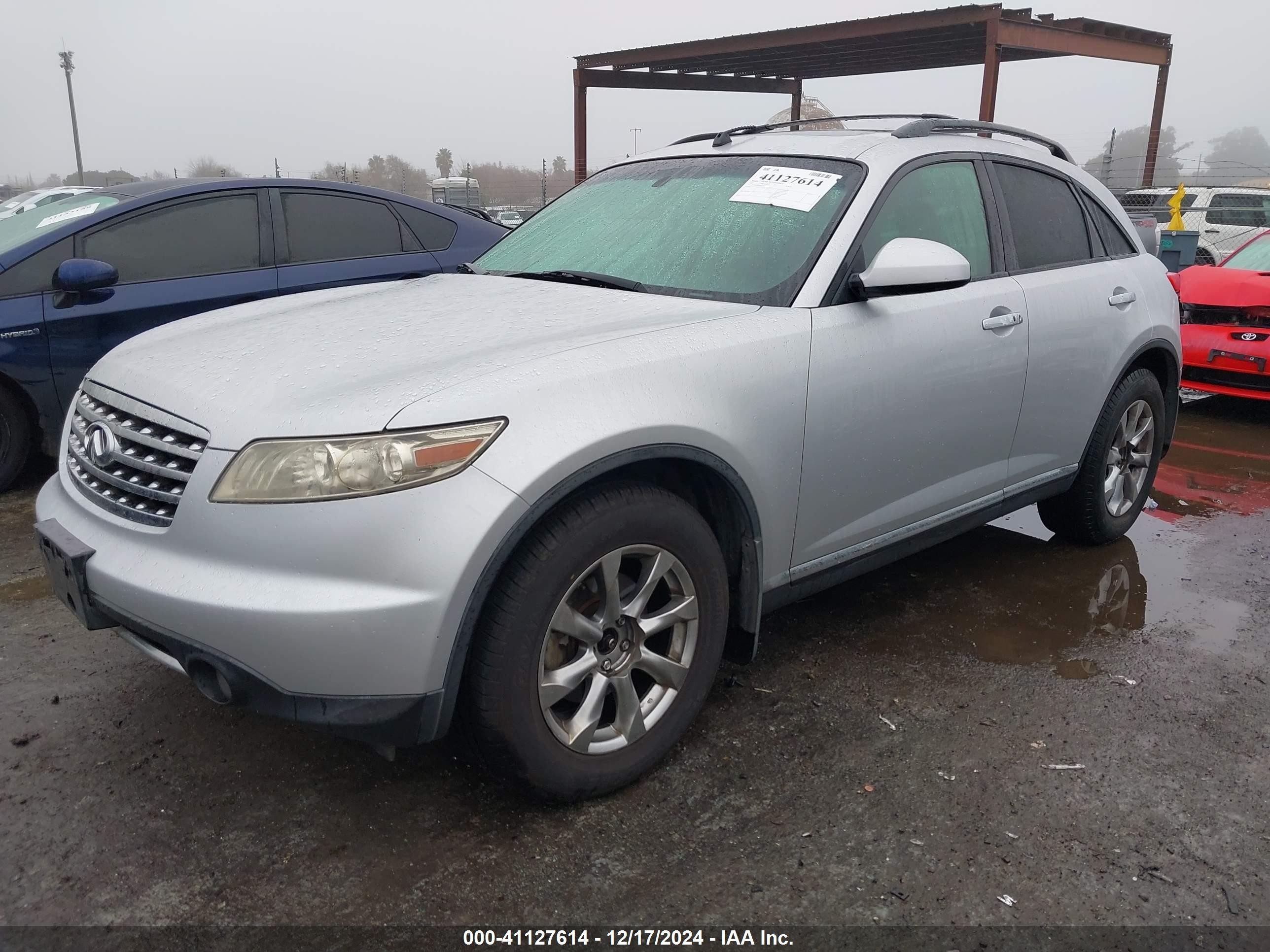2007 Infiniti Fx35   Серый vin: JNRAS08WX7X210338