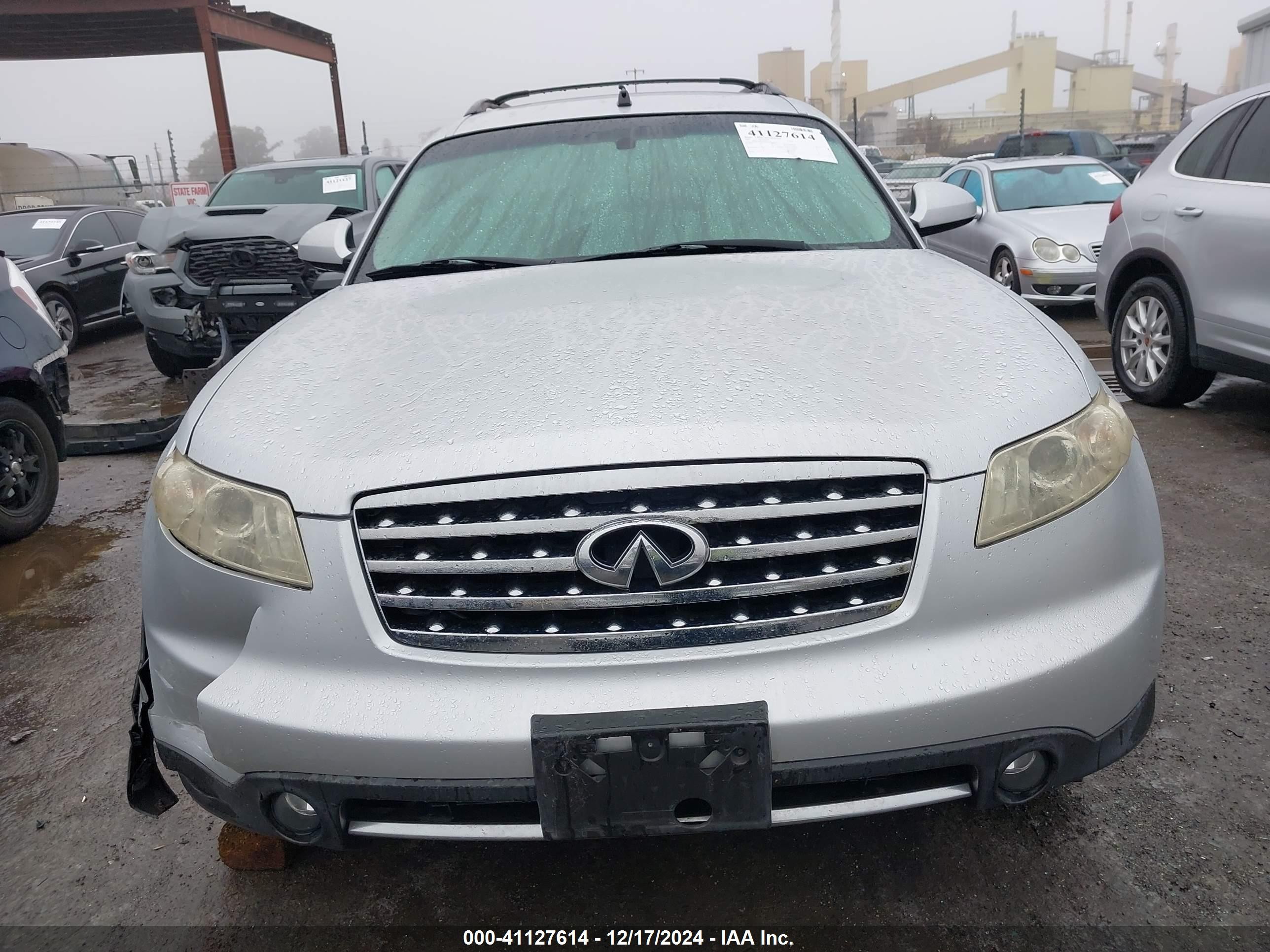 2007 Infiniti Fx35   Серый vin: JNRAS08WX7X210338