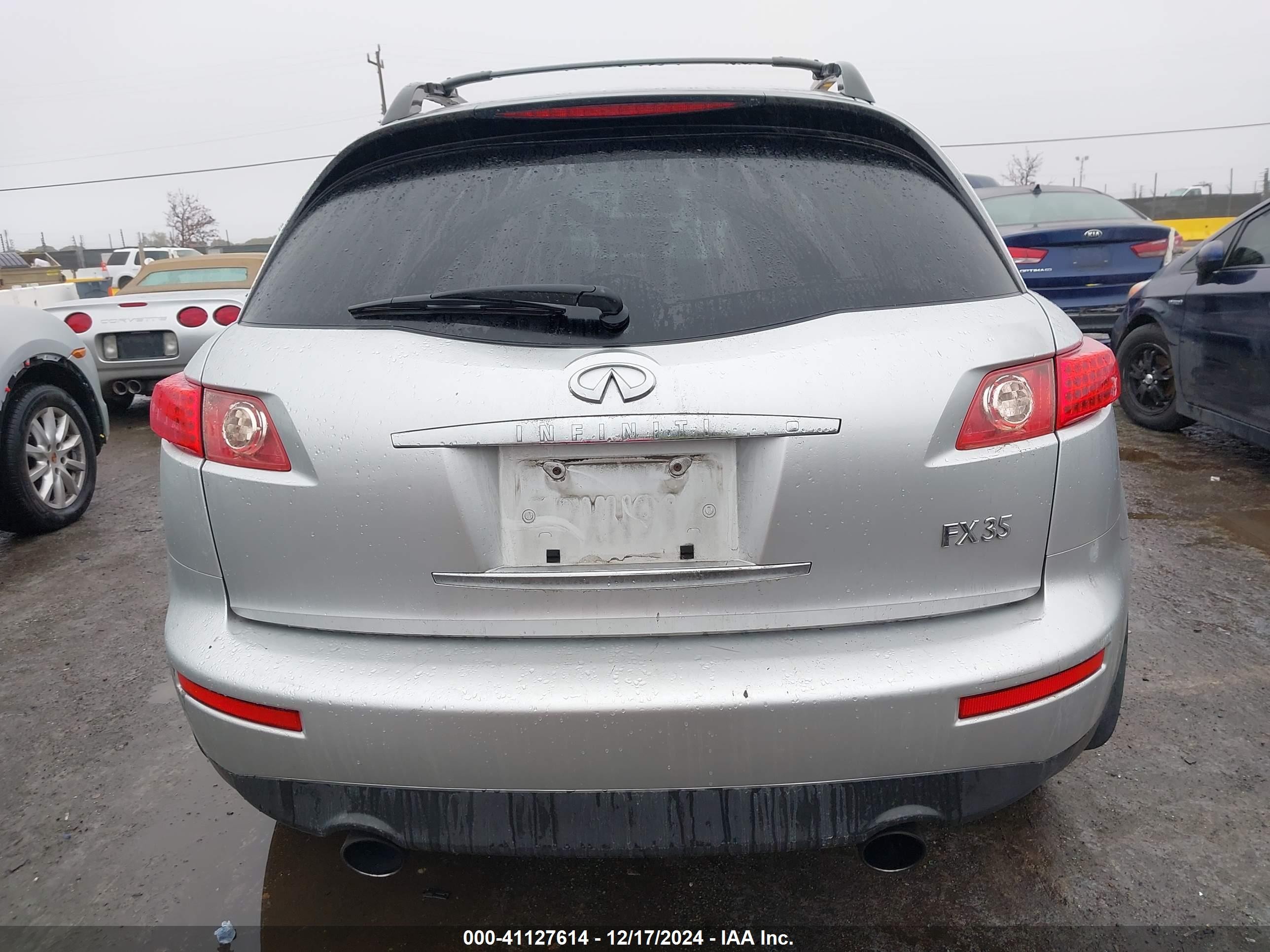 2007 Infiniti Fx35   Серый vin: JNRAS08WX7X210338