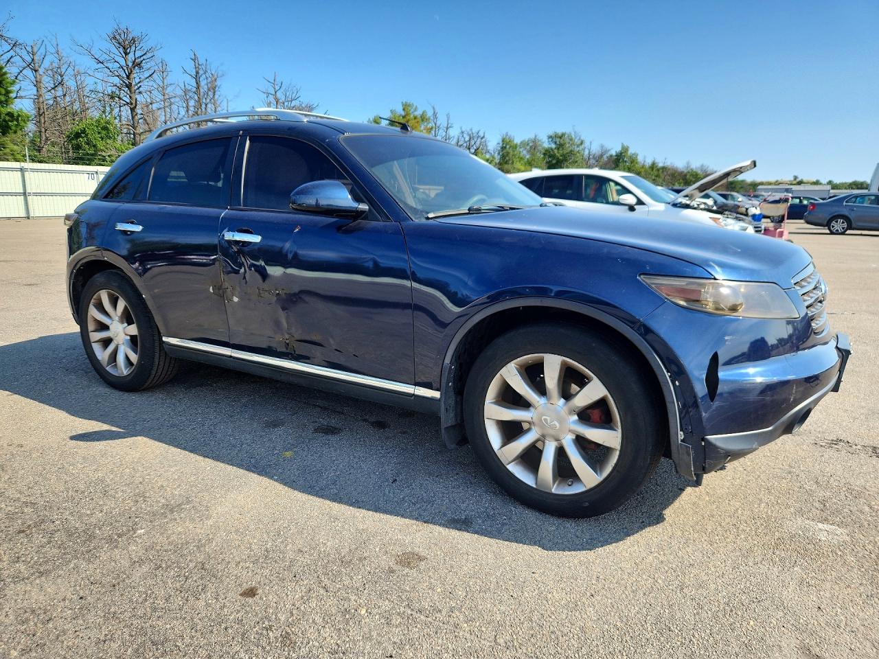 2008 Infiniti Fx35 Base Blue vin: JNRAS08WX8X201530
