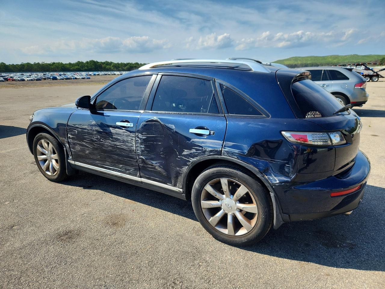 2008 Infiniti Fx35 Base Blue vin: JNRAS08WX8X201530