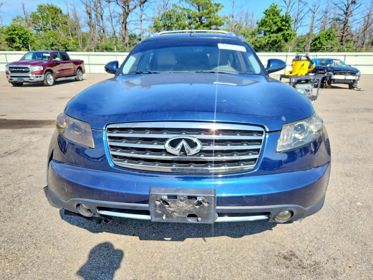 2008 Infiniti Fx35 Base Blue vin: JNRAS08WX8X201530