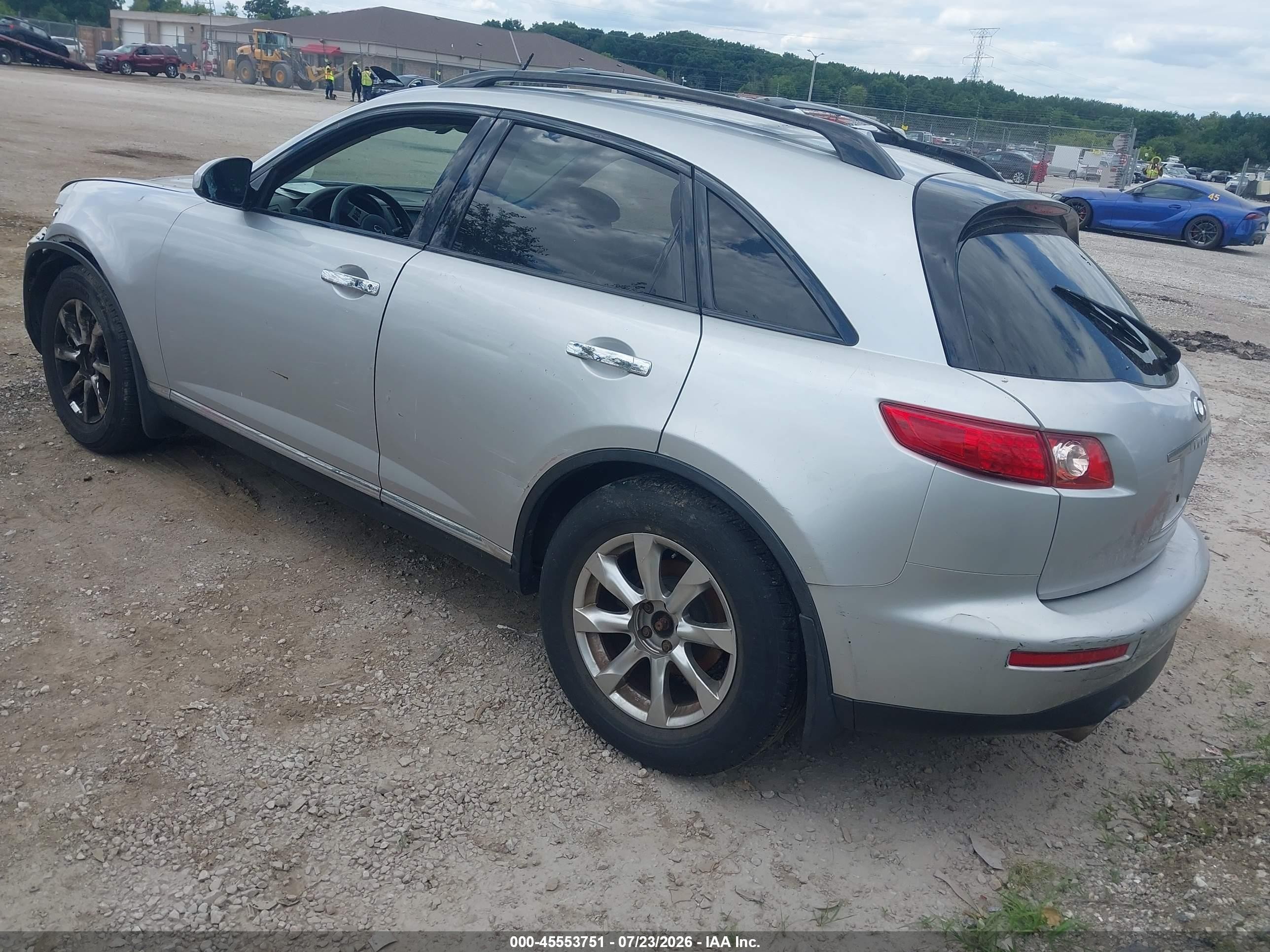 2008 Infiniti Fx35 Silver vin: JNRAS08WX8X202919
