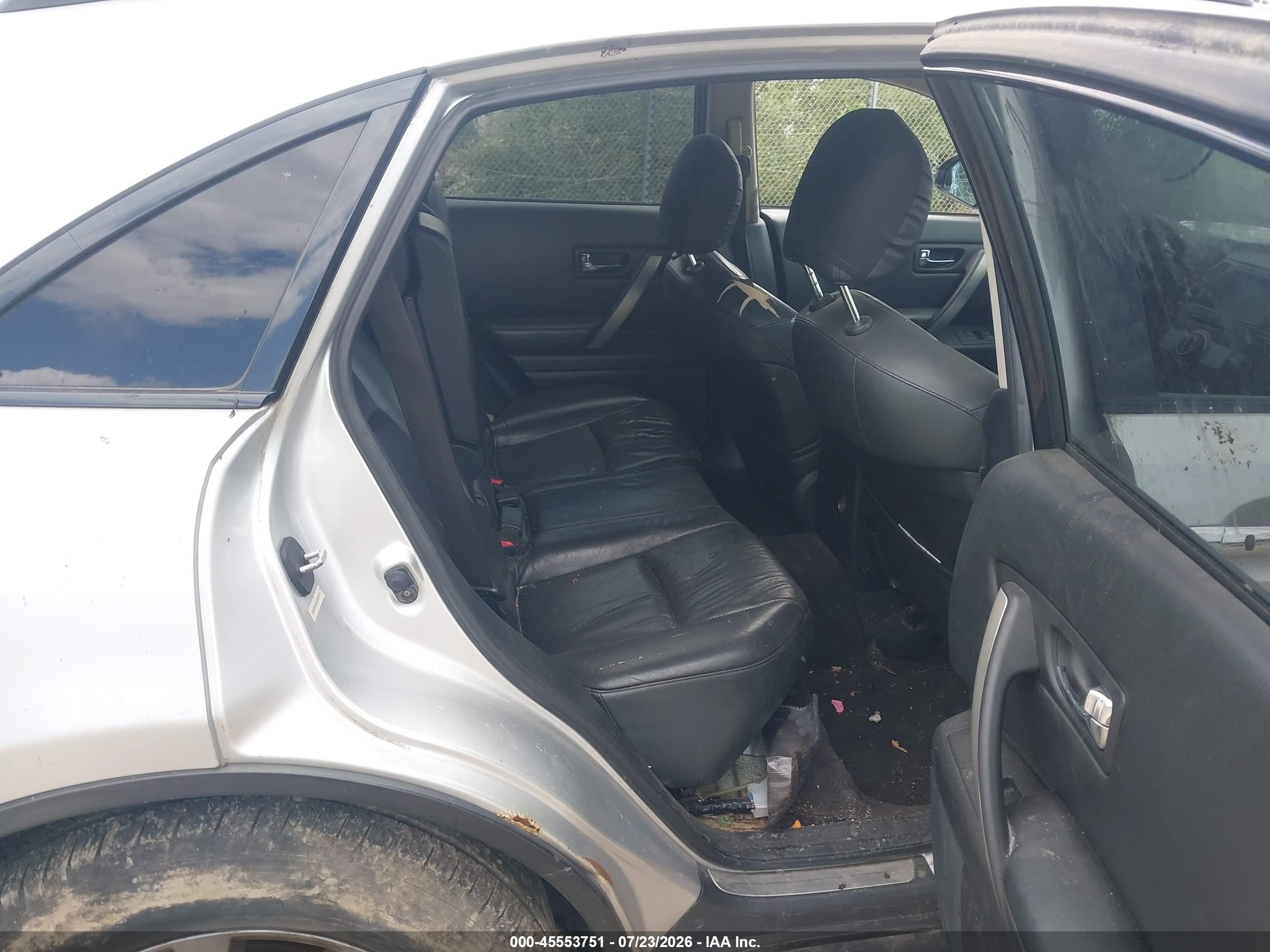 2008 Infiniti Fx35 Silver vin: JNRAS08WX8X202919
