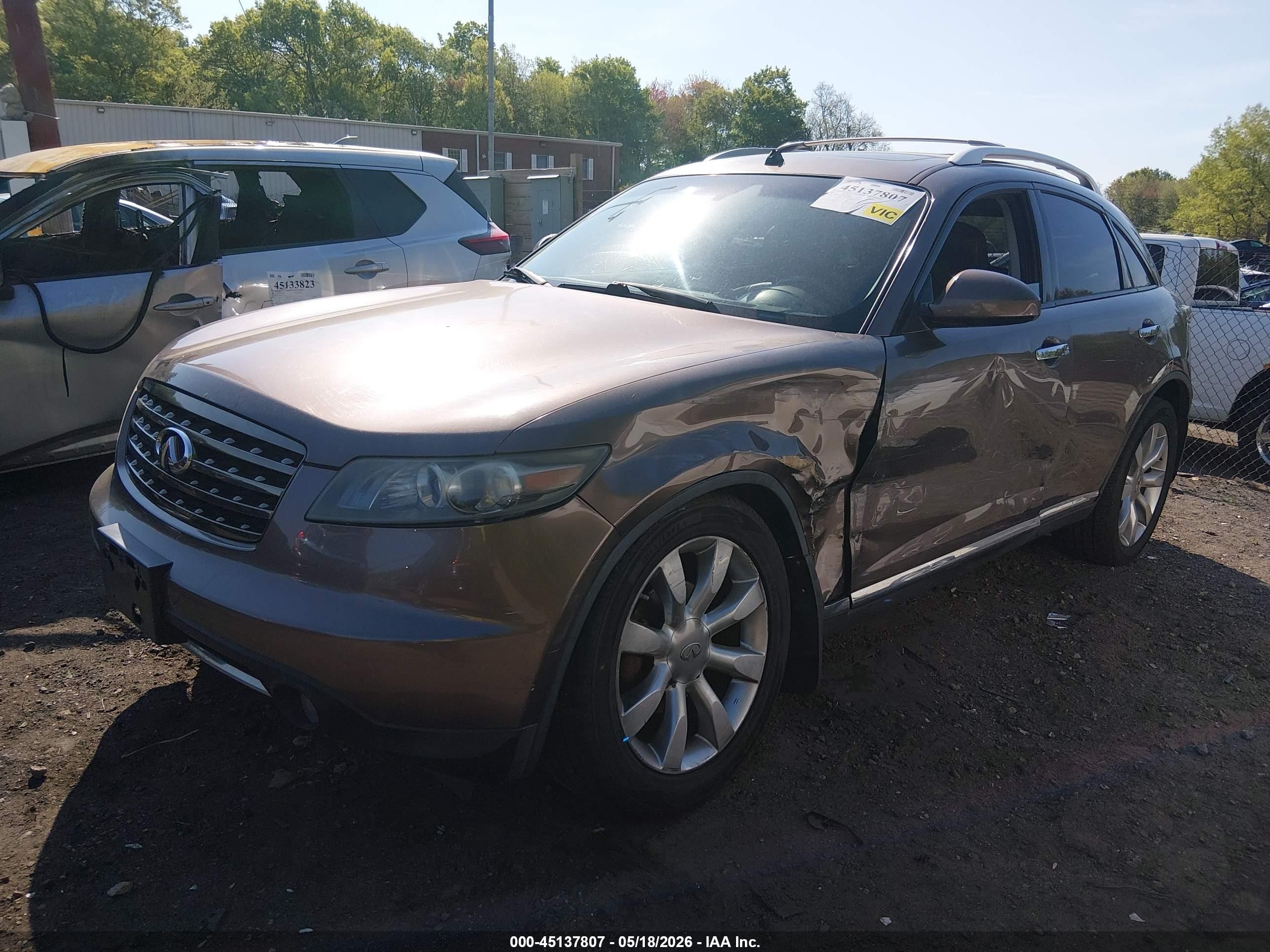 2008 Infiniti Fx35   Brown vin: JNRAS08WX8X203858