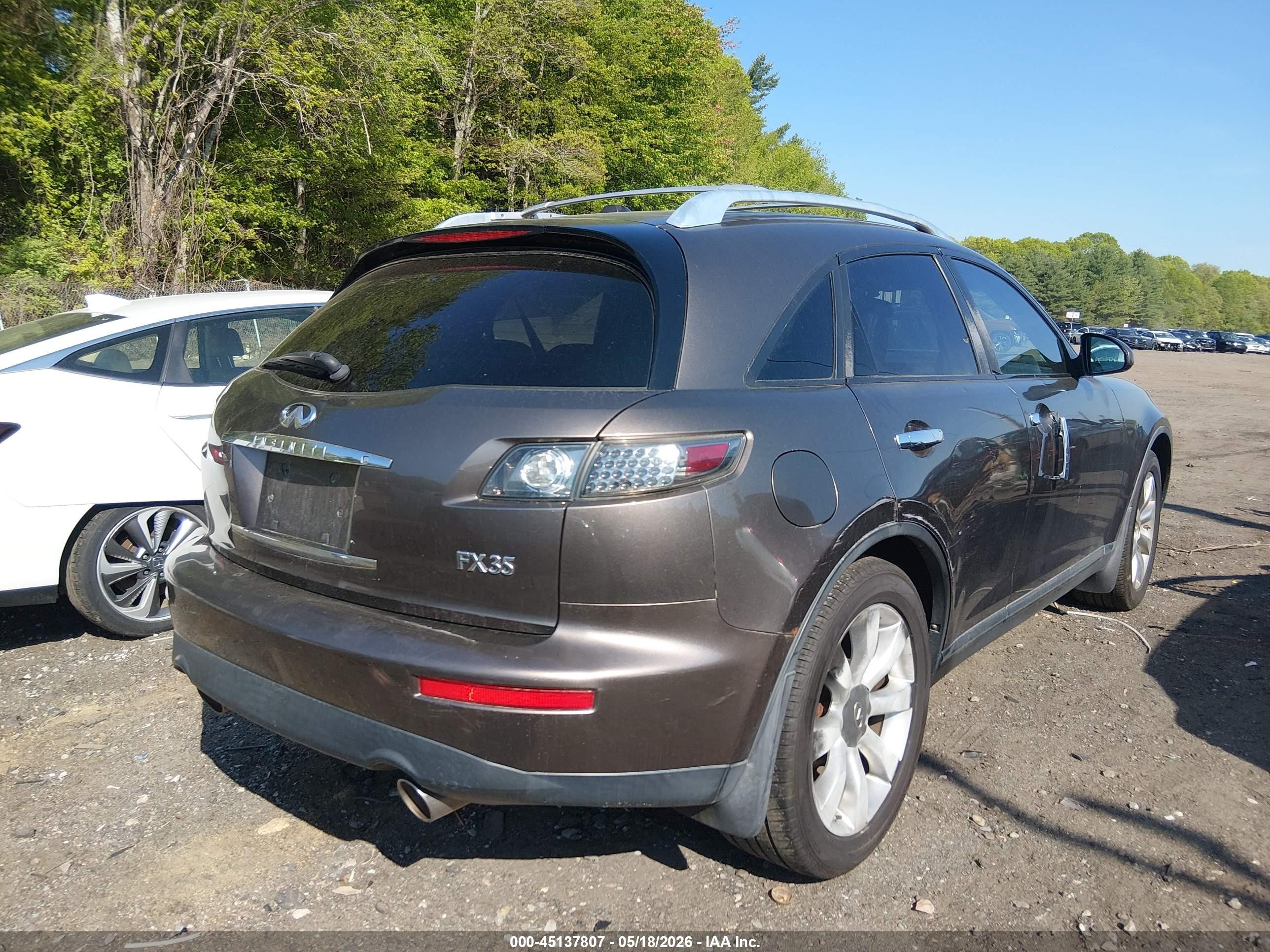 2008 Infiniti Fx35   Brown vin: JNRAS08WX8X203858