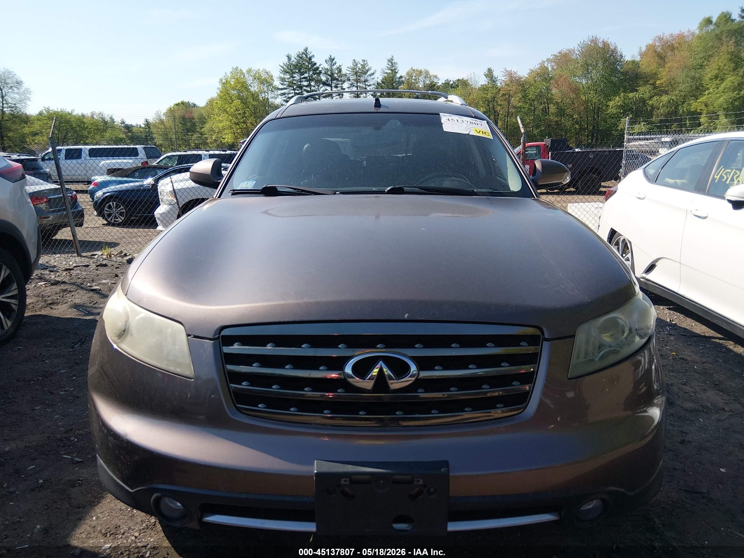 2008 Infiniti Fx35   Brown vin: JNRAS08WX8X203858