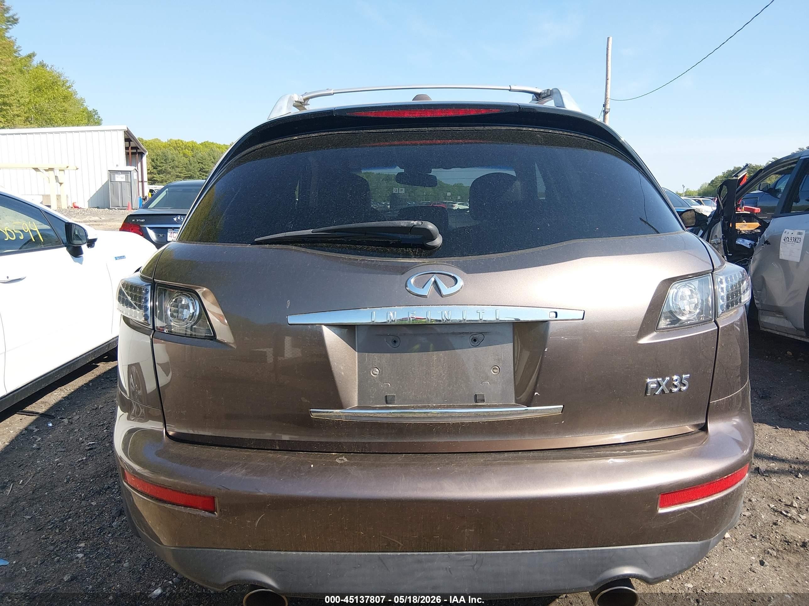 2008 Infiniti Fx35   Brown vin: JNRAS08WX8X203858