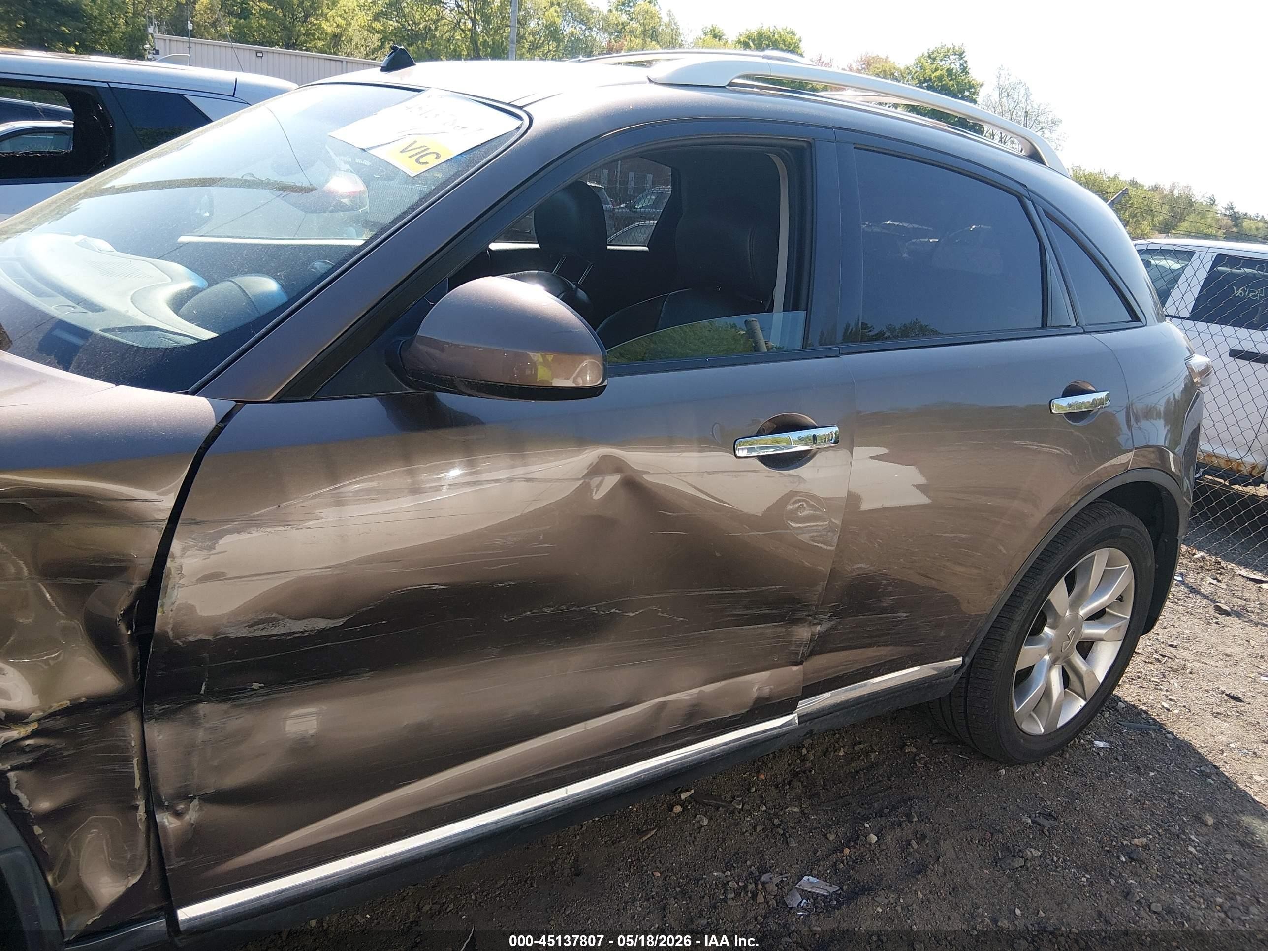2008 Infiniti Fx35   Brown vin: JNRAS08WX8X203858