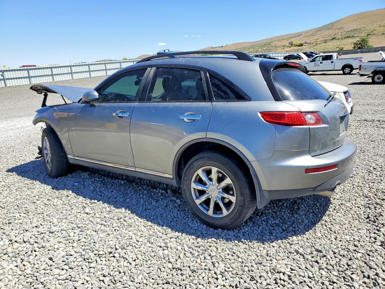 2008 Infiniti Fx35 Base Silver vin: JNRAS08WX8X204301