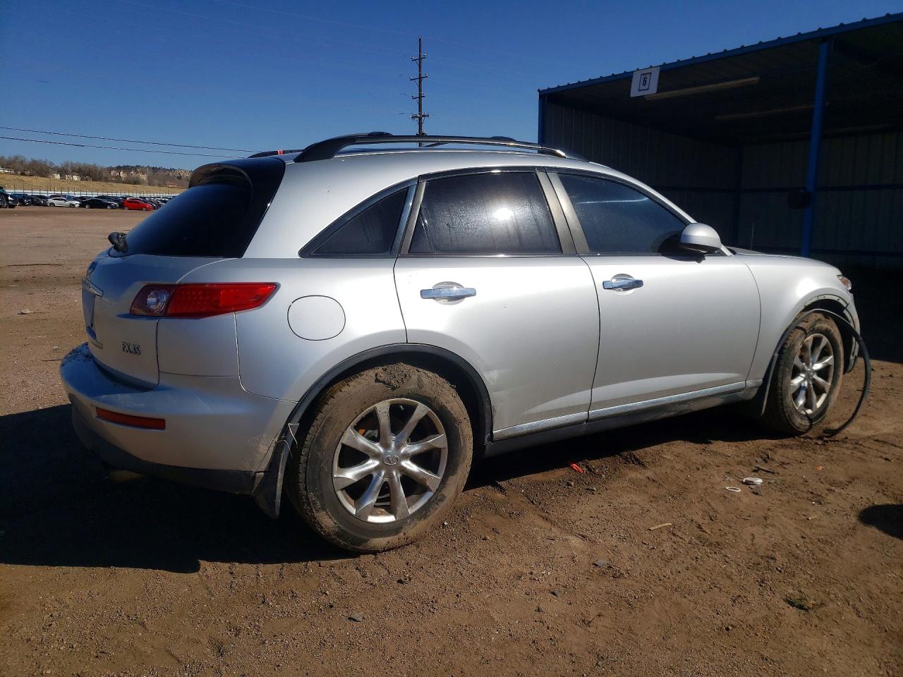 2008 Infiniti Fx35 Base Silver vin: JNRAS08WX8X204735