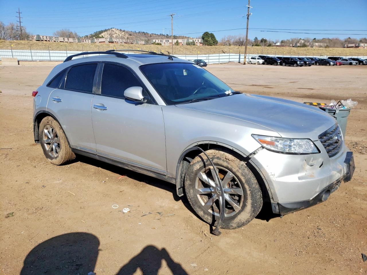 2008 Infiniti Fx35 Base Silver vin: JNRAS08WX8X204735