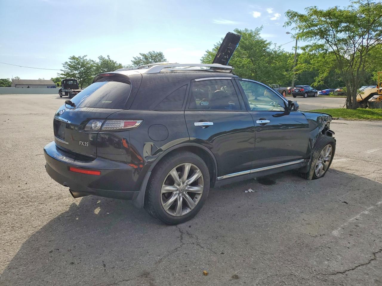 2008 Infiniti Fx35 Base Black vin: JNRAS08WX8X206436