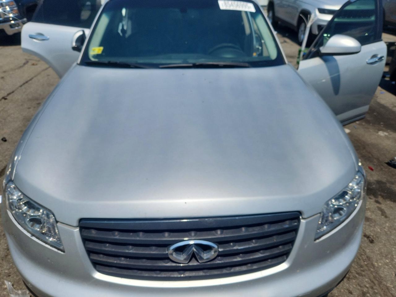 2008 Infiniti Fx35 Silver vin: JNRAS08WX8X206601