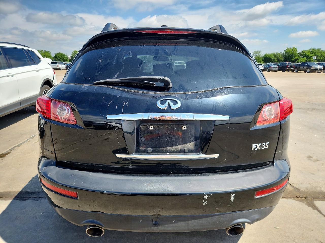 2008 Infiniti Fx35 Base Black vin: JNRAS08WX8X209076