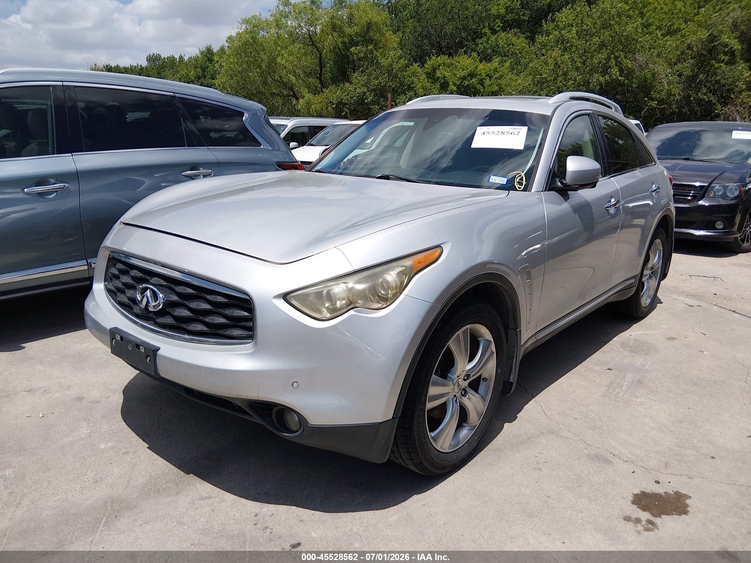 2009 Infiniti Fx35   Silver vin: JNRAS18U29M101624