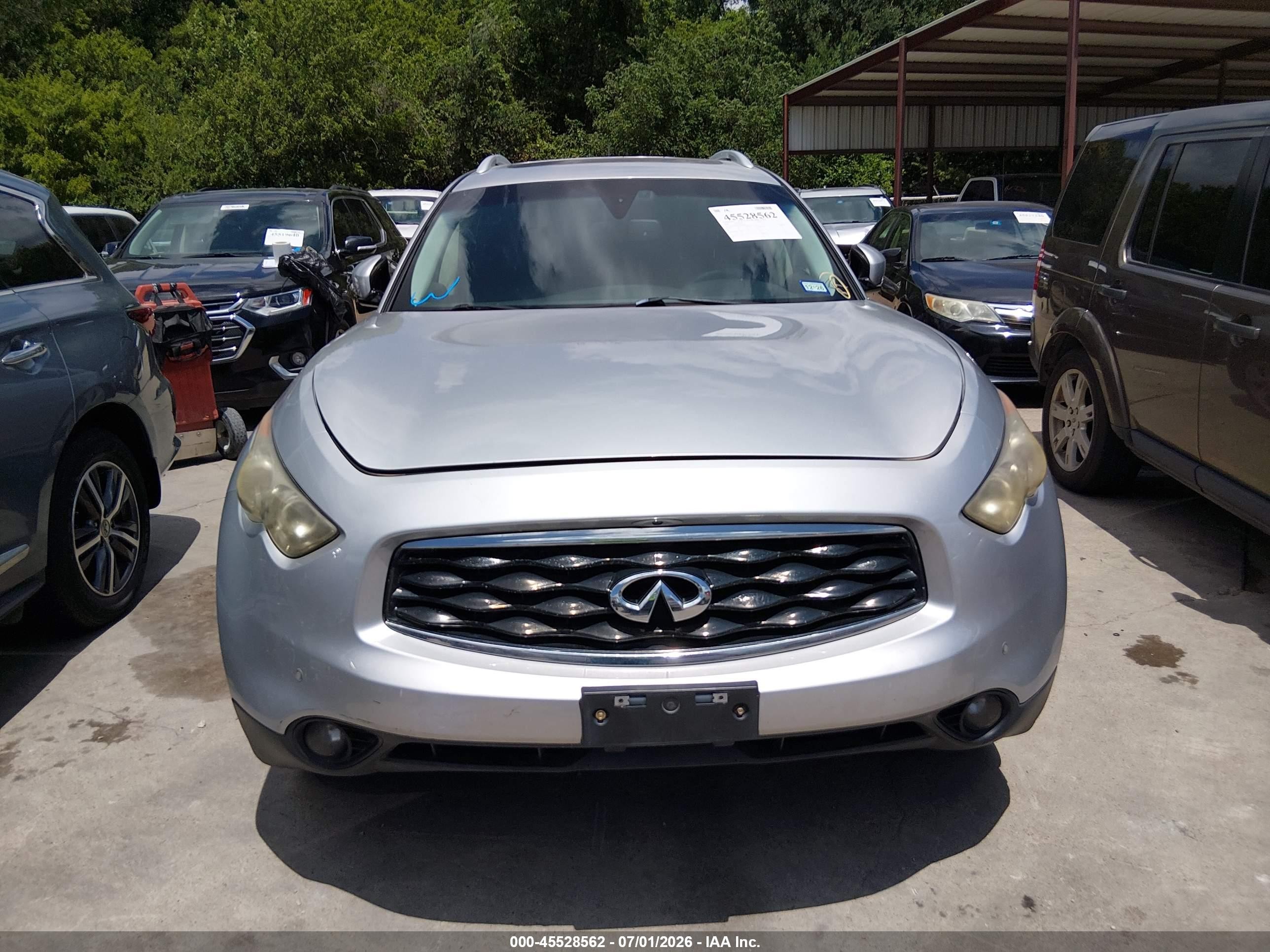 2009 Infiniti Fx35   Silver vin: JNRAS18U29M101624