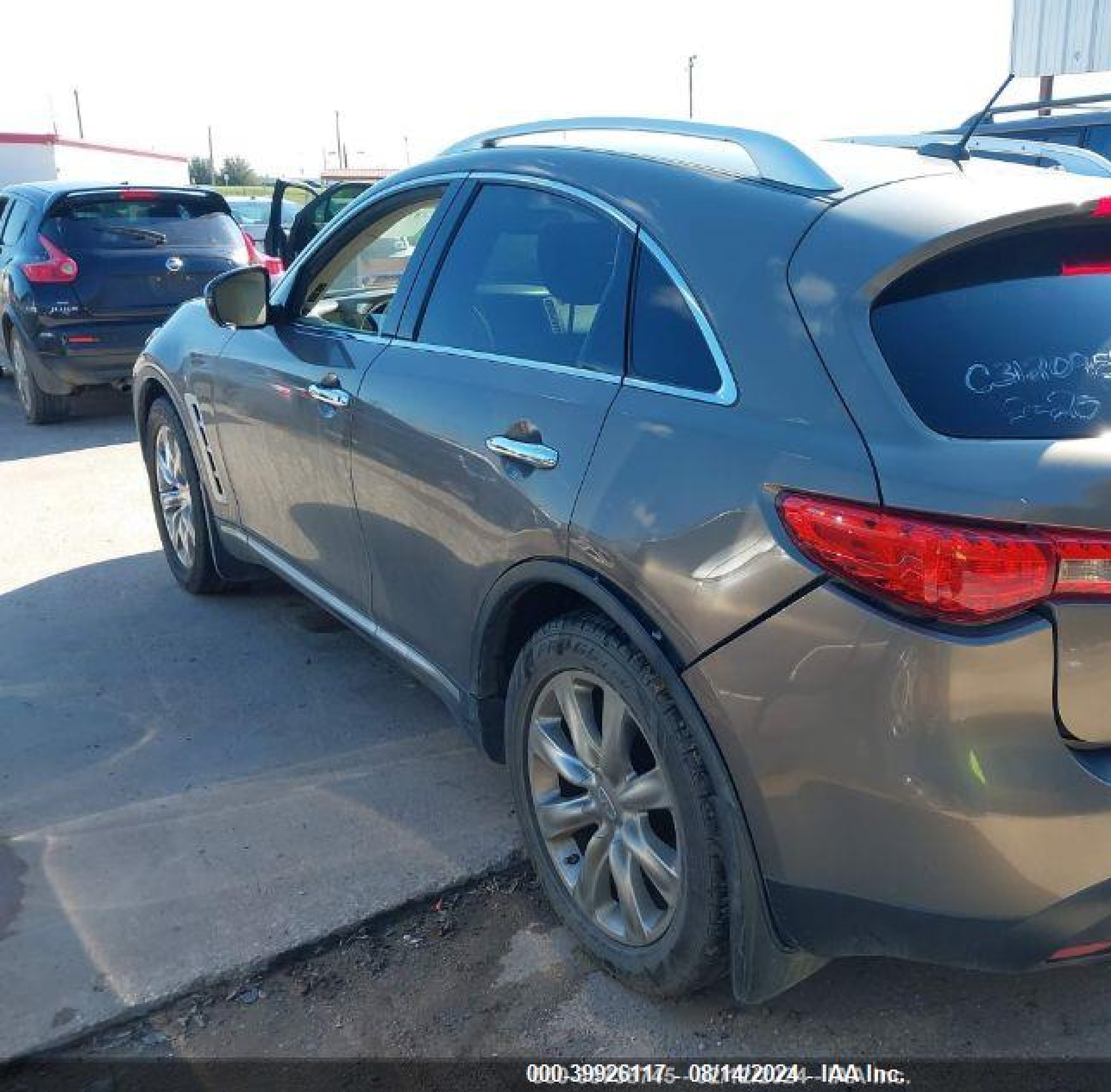 2009 Infiniti Fx35   Gray vin: JNRAS18U29M103289