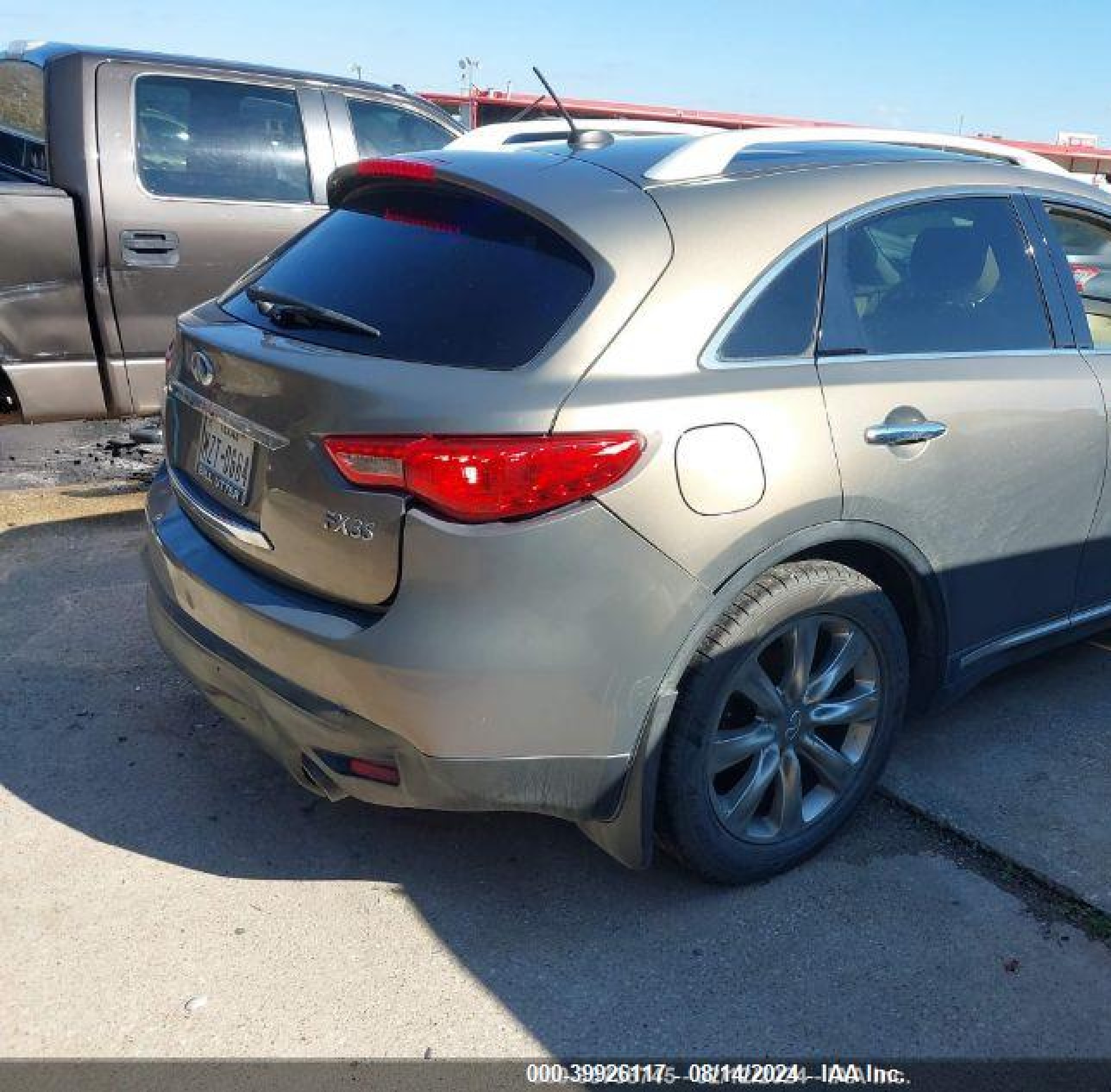 2009 Infiniti Fx35   Gray vin: JNRAS18U29M103289