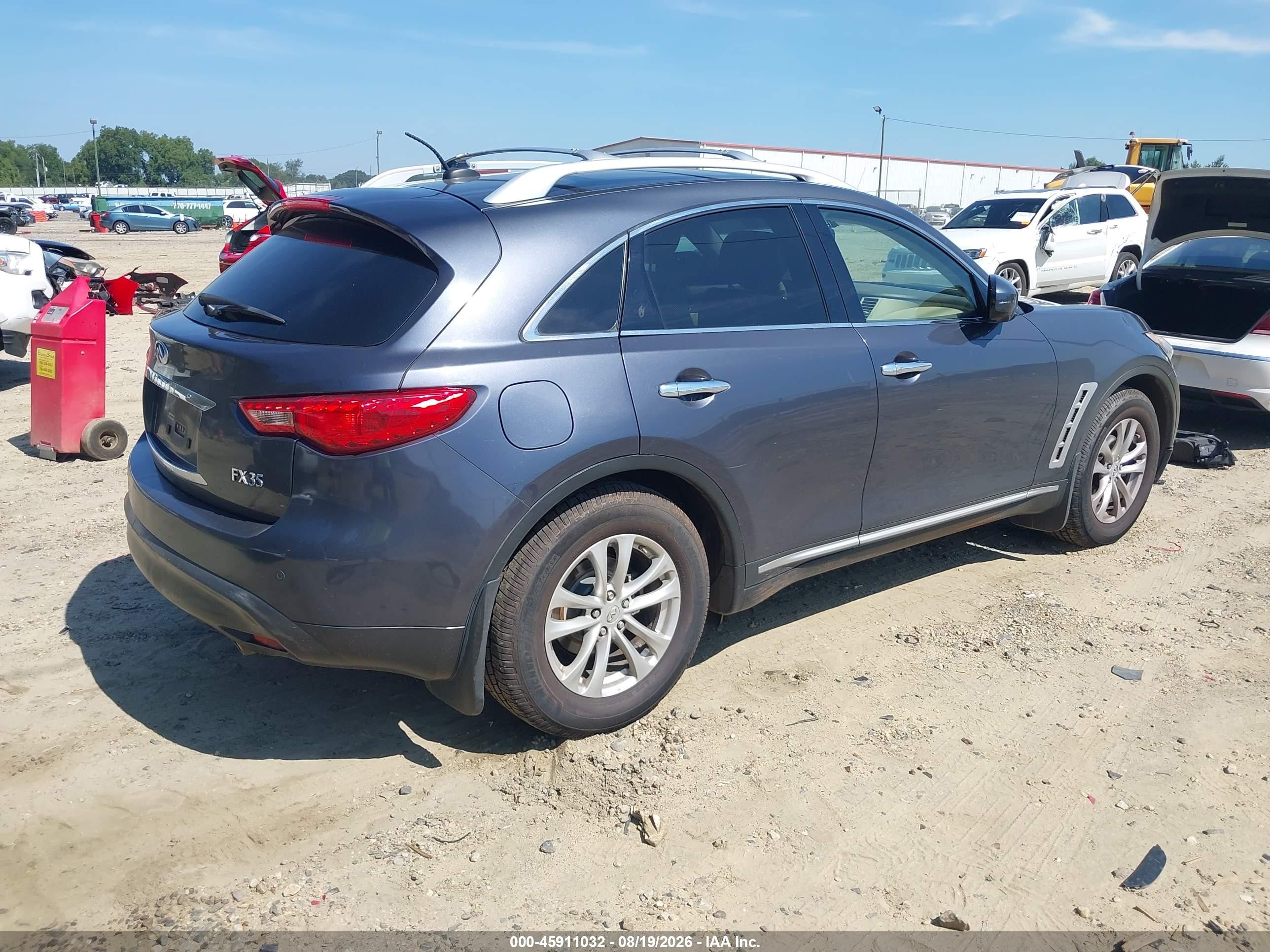 2009 Infiniti Fx35   Gray vin: JNRAS18U49M104217