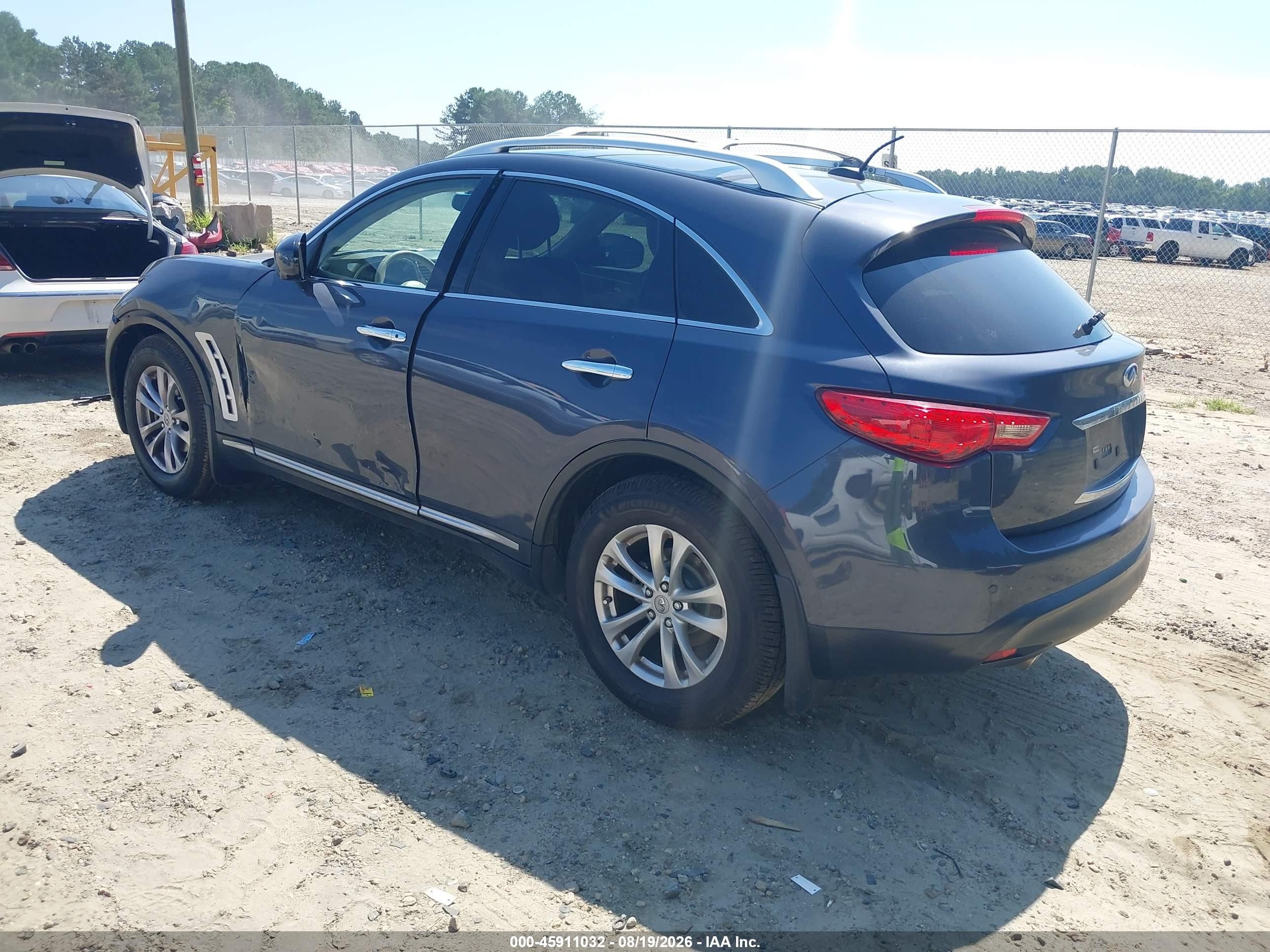 2009 Infiniti Fx35   Gray vin: JNRAS18U49M104217