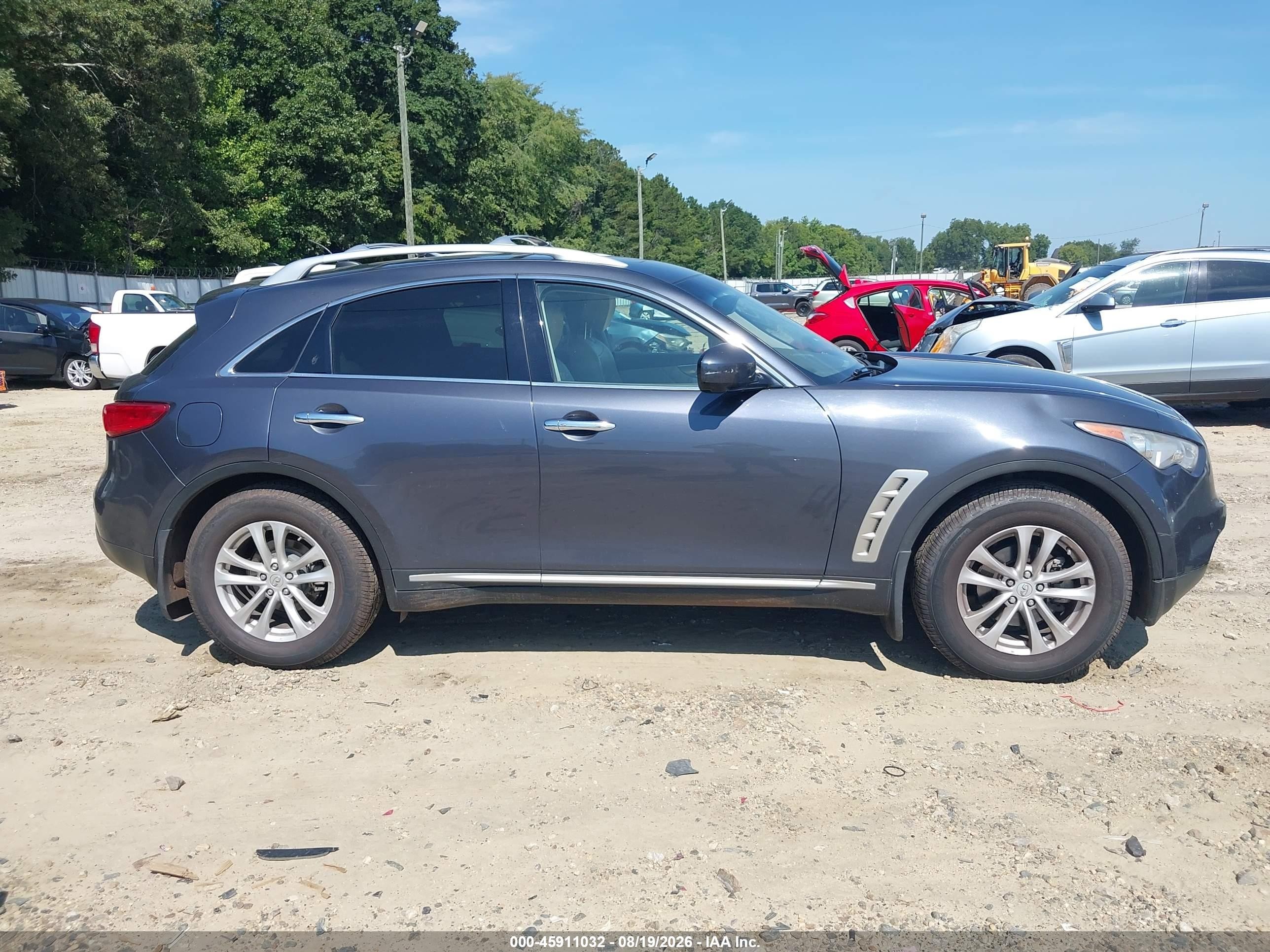 2009 Infiniti Fx35   Gray vin: JNRAS18U49M104217