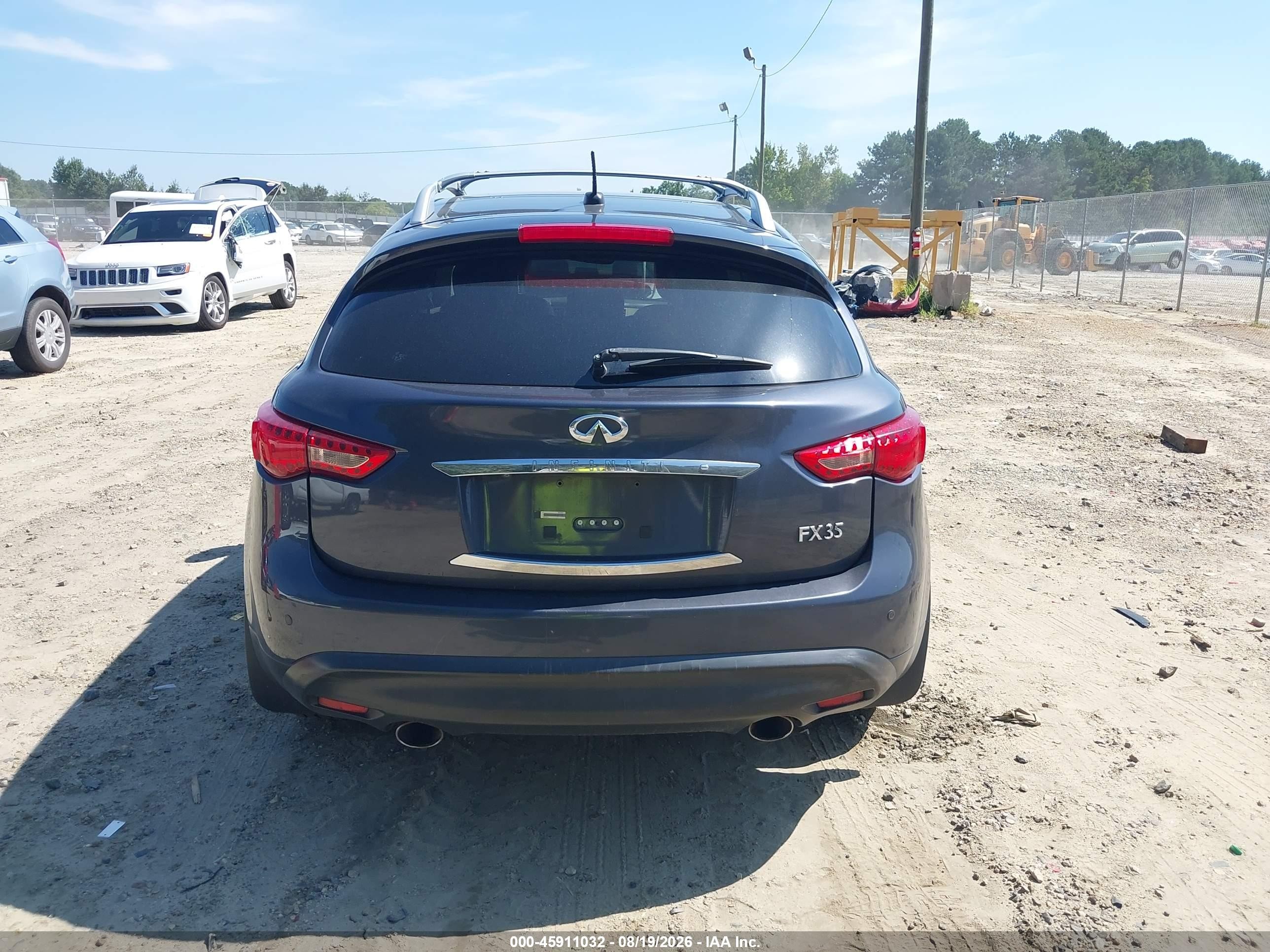 2009 Infiniti Fx35   Gray vin: JNRAS18U49M104217