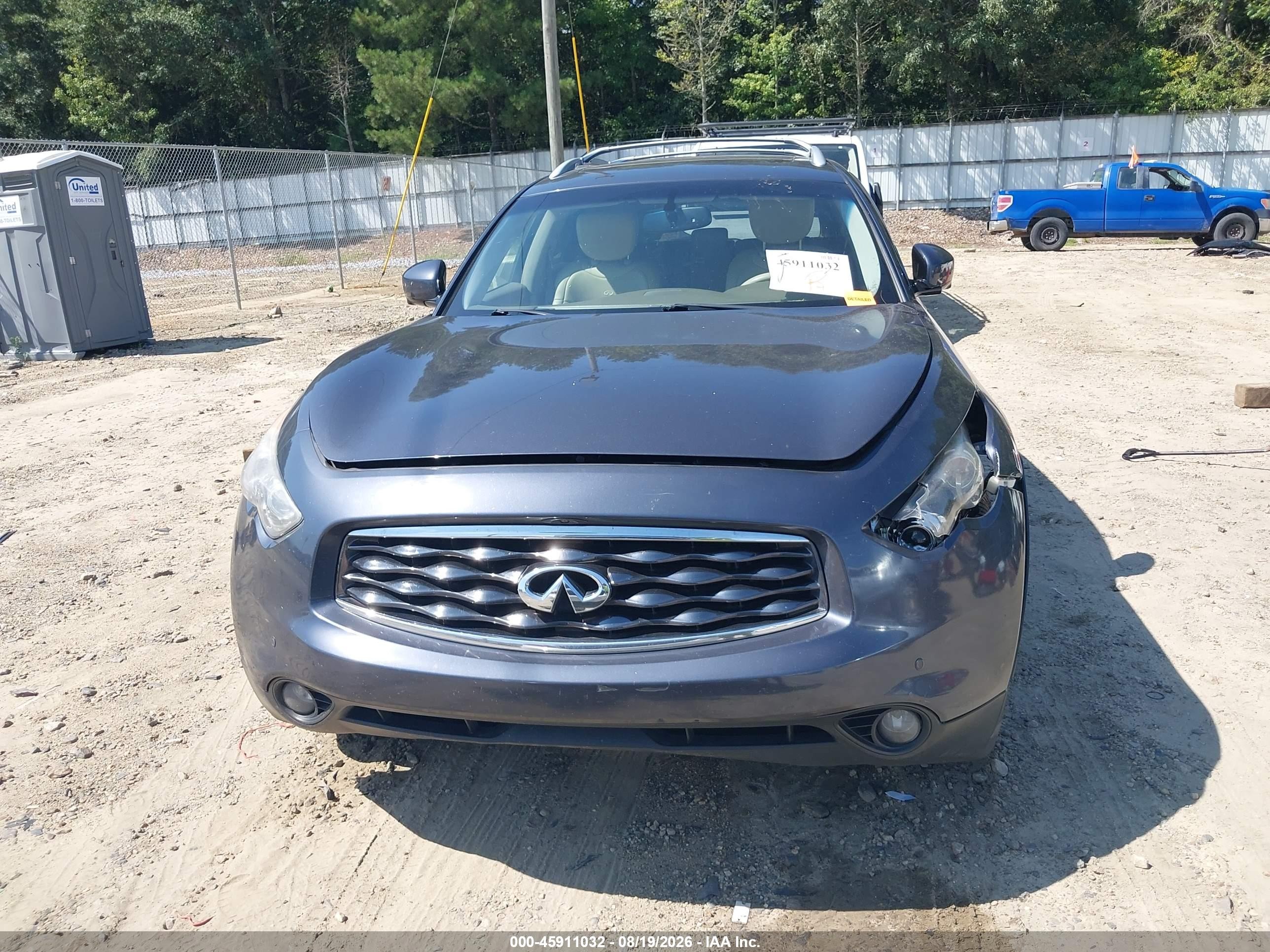 2009 Infiniti Fx35   Gray vin: JNRAS18U49M104217