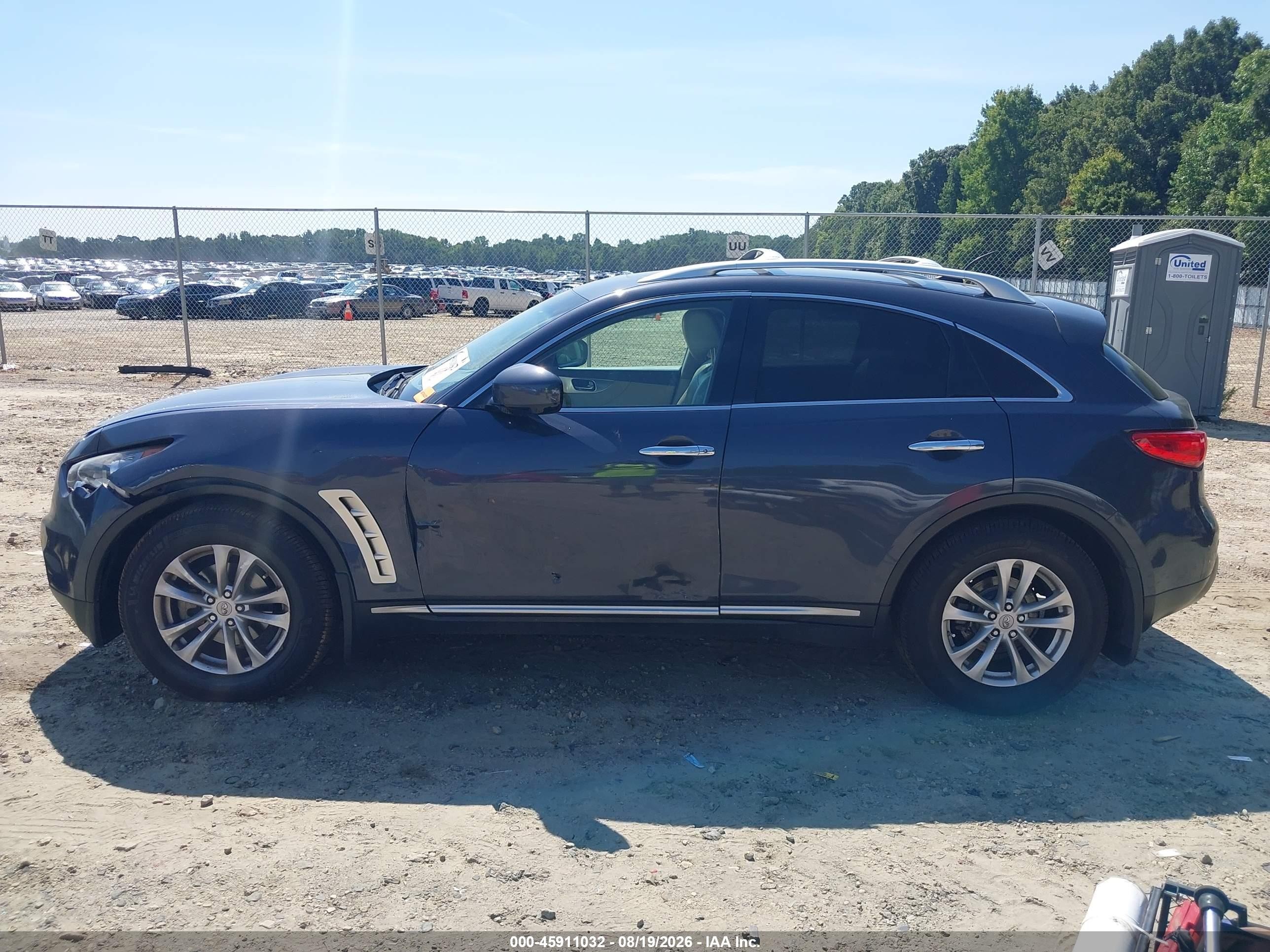 2009 Infiniti Fx35   Gray vin: JNRAS18U49M104217