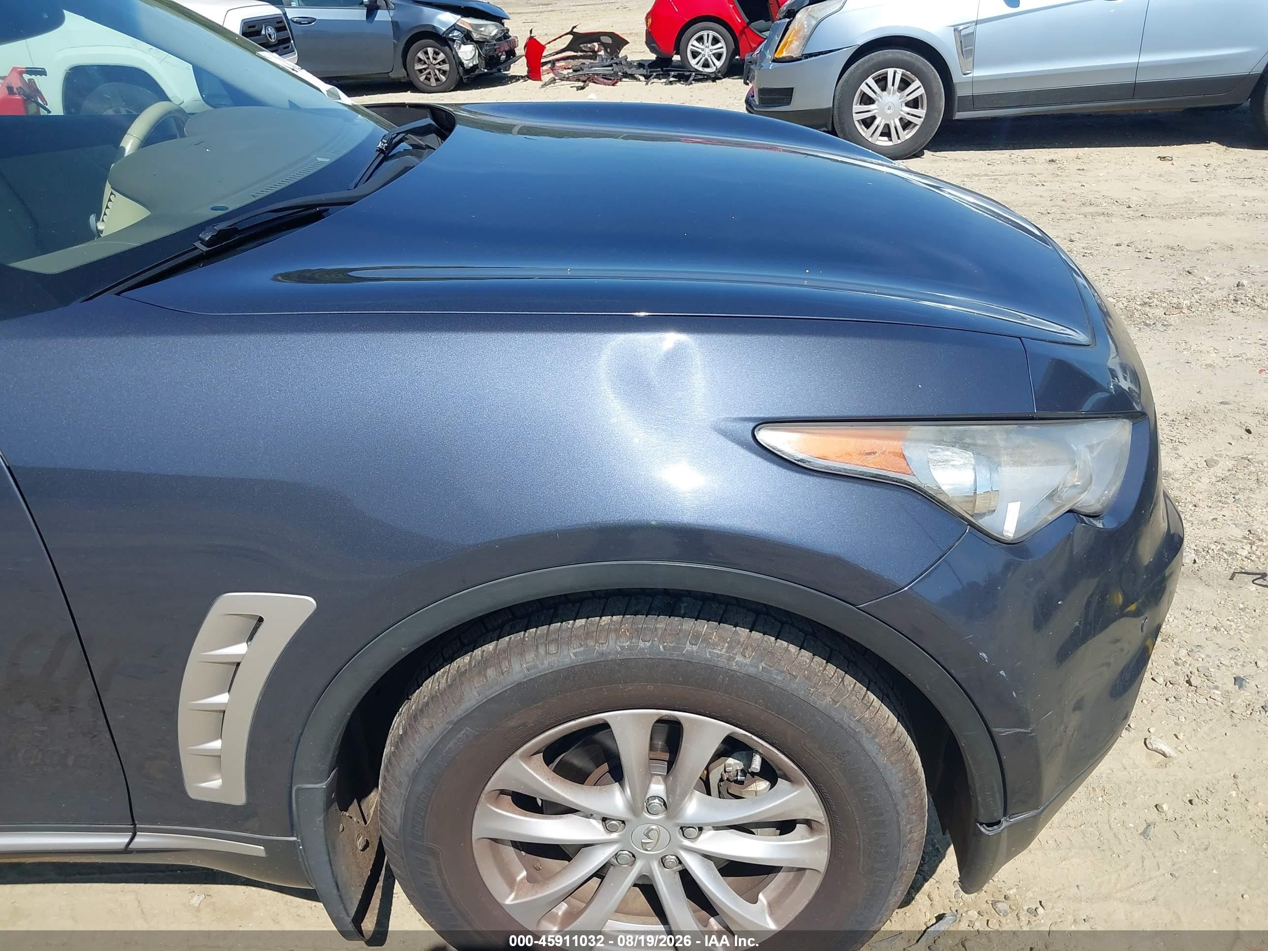 2009 Infiniti Fx35   Gray vin: JNRAS18U49M104217