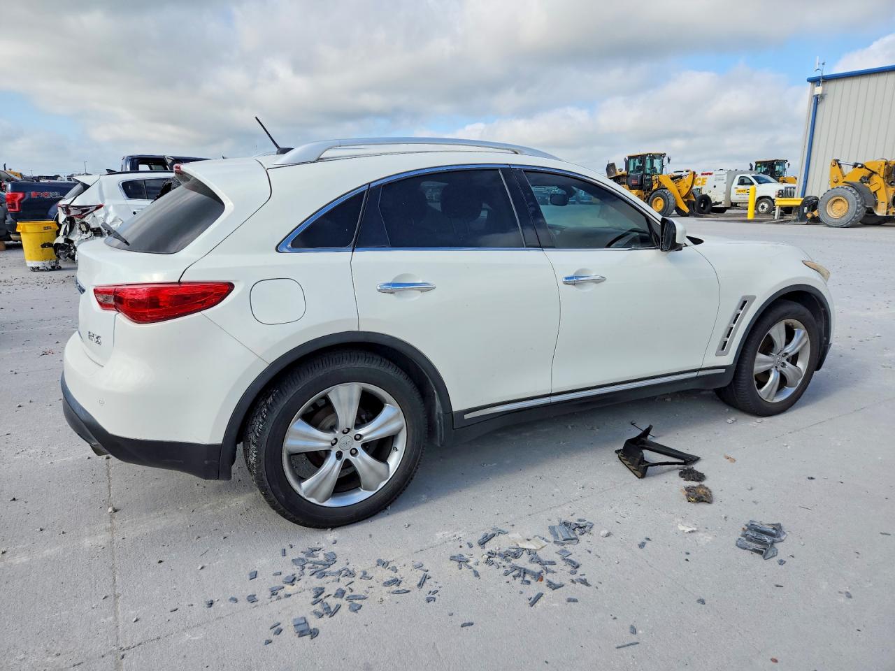 2009 Infiniti Fx35 Base White vin: JNRAS18U79M103255