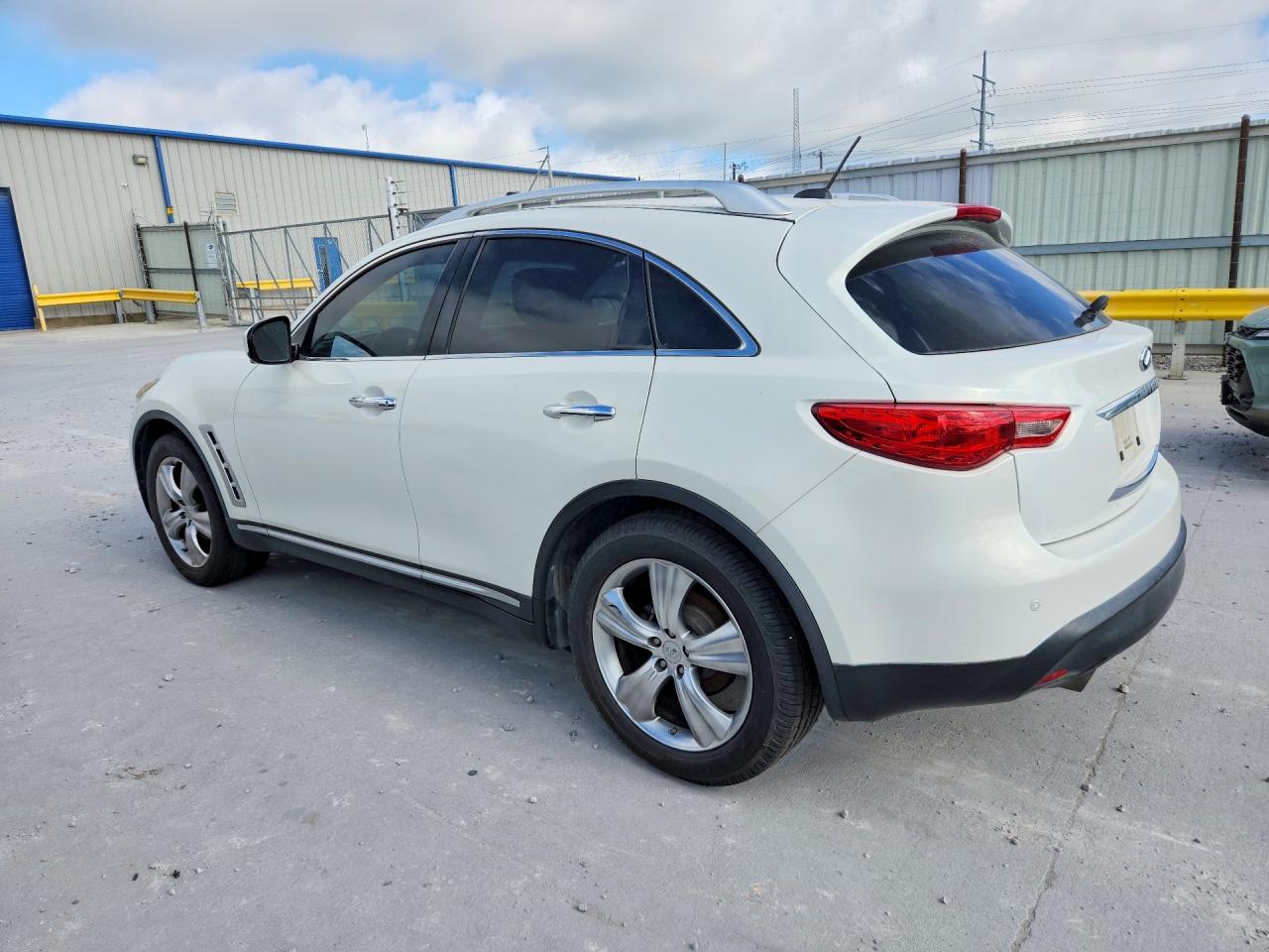 2009 Infiniti Fx35 Base White vin: JNRAS18U79M103255
