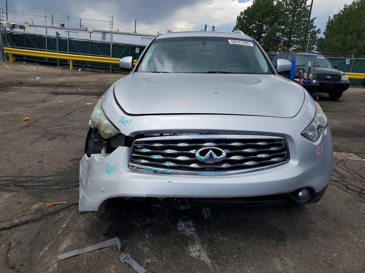 2009 Infiniti Fx35 Base Silver vin: JNRAS18U79M104423