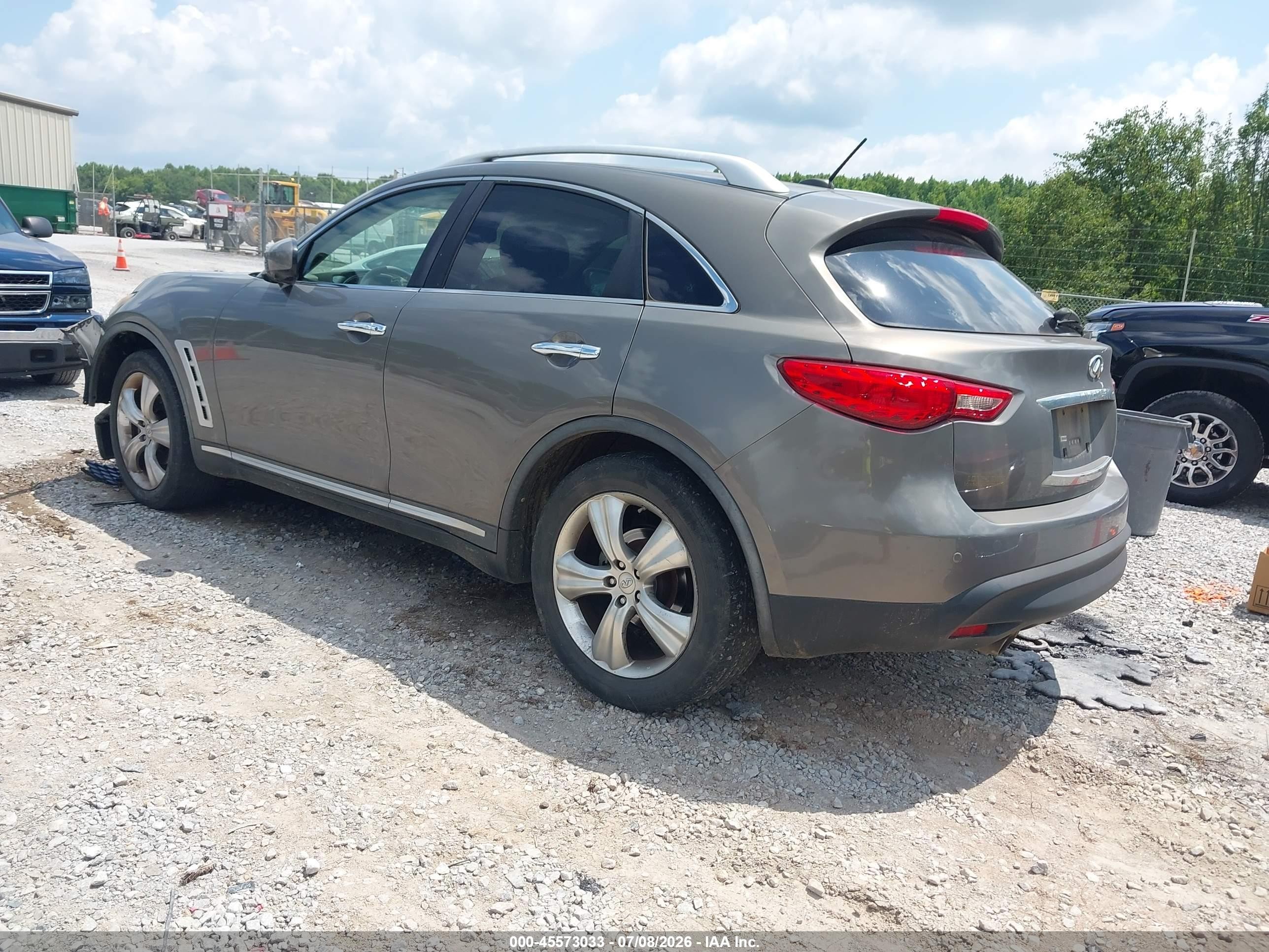 2009 Infiniti Fx35   Gold vin: JNRAS18U99M103919