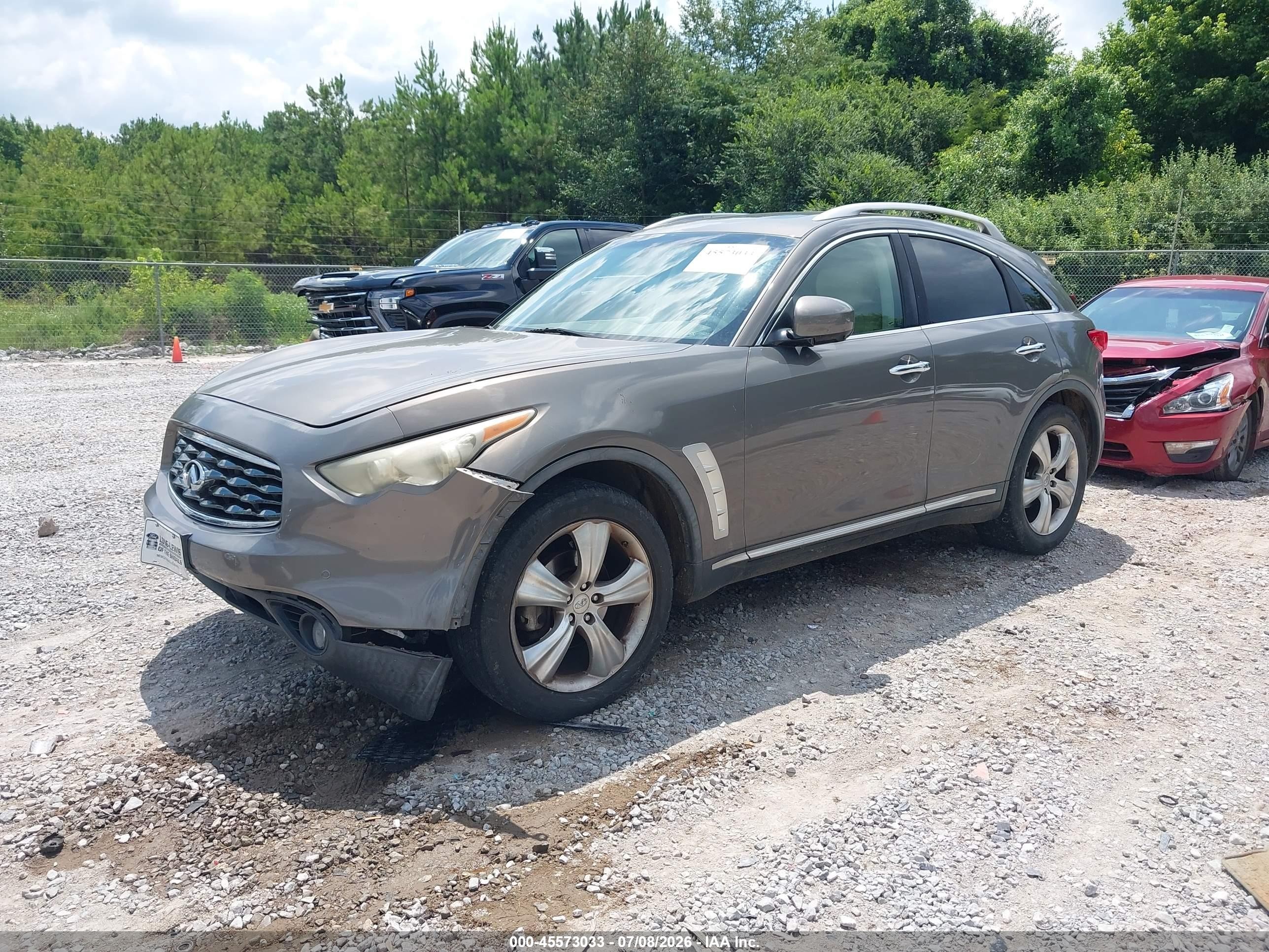 2009 Infiniti Fx35   Gold vin: JNRAS18U99M103919