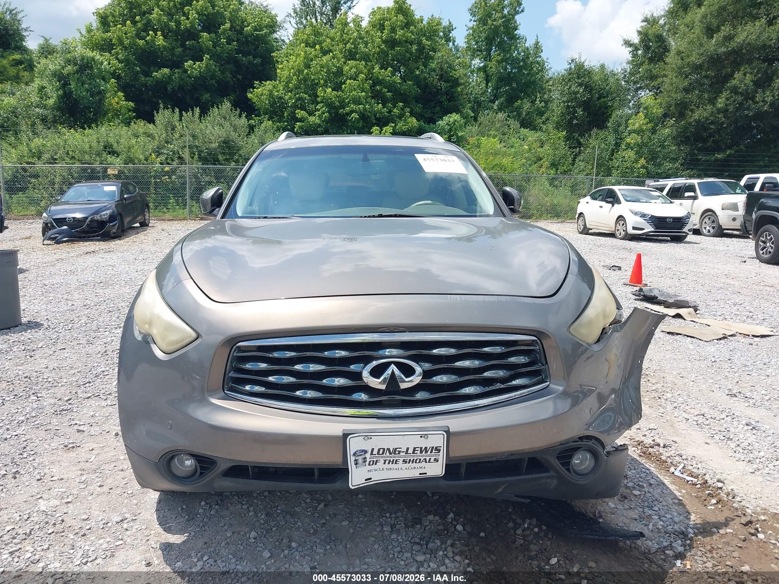 2009 Infiniti Fx35   Gold vin: JNRAS18U99M103919