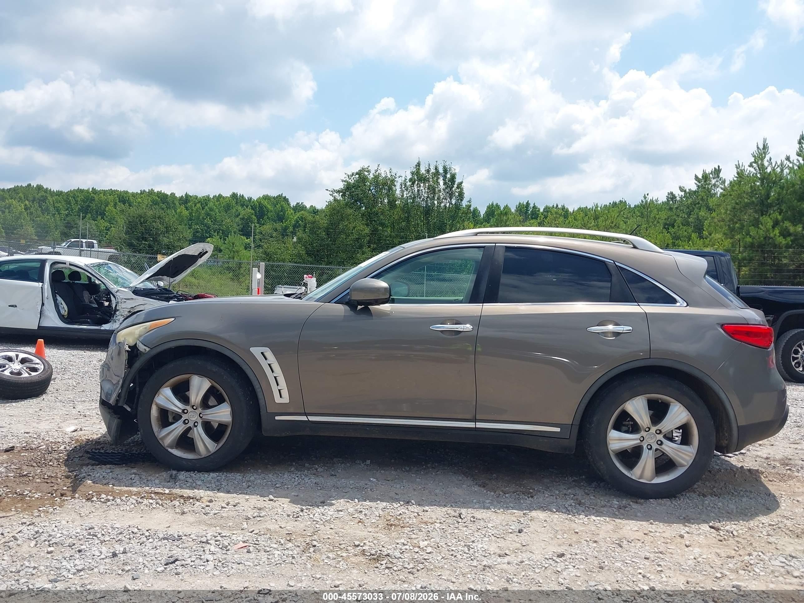 2009 Infiniti Fx35   Gold vin: JNRAS18U99M103919