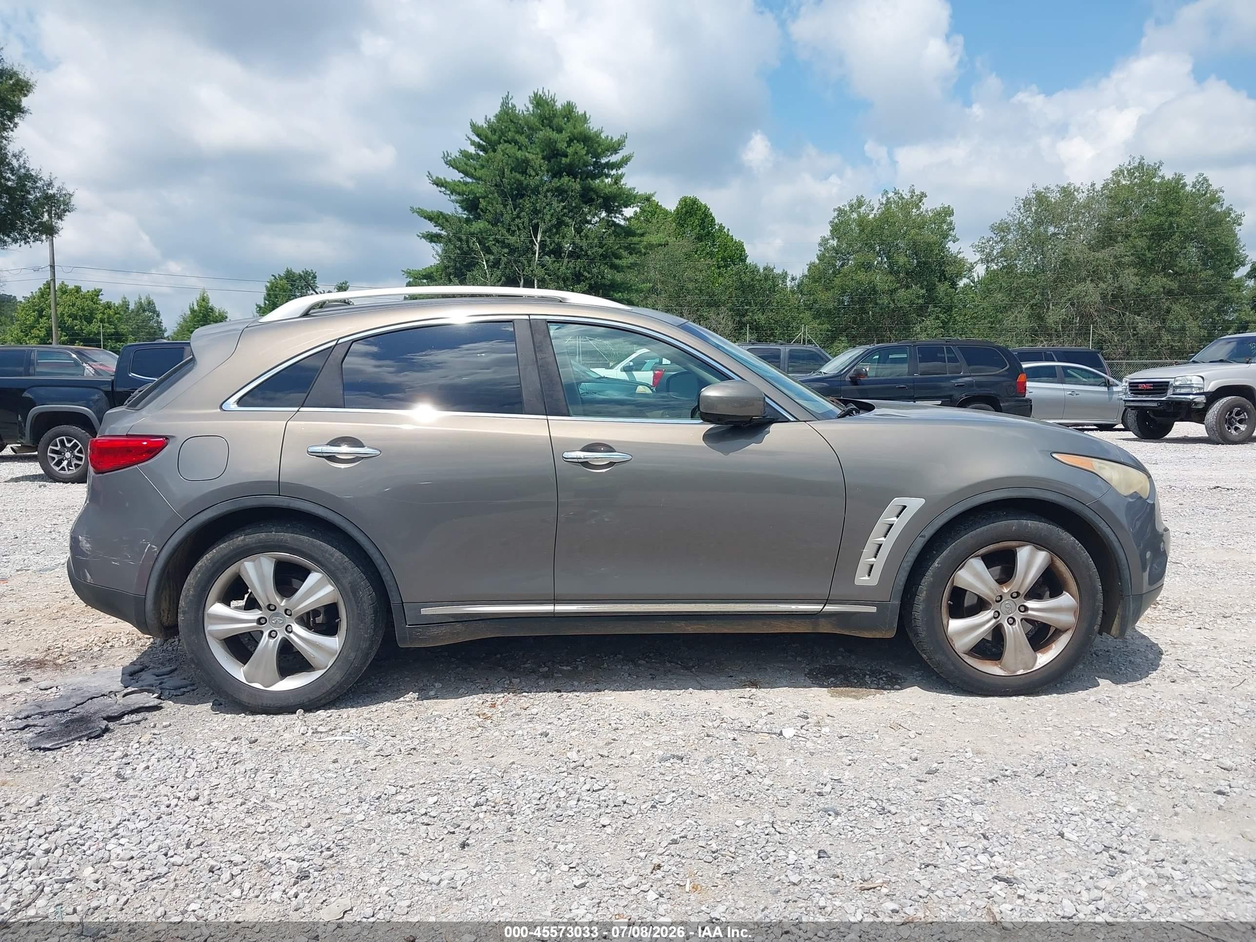 2009 Infiniti Fx35   Gold vin: JNRAS18U99M103919