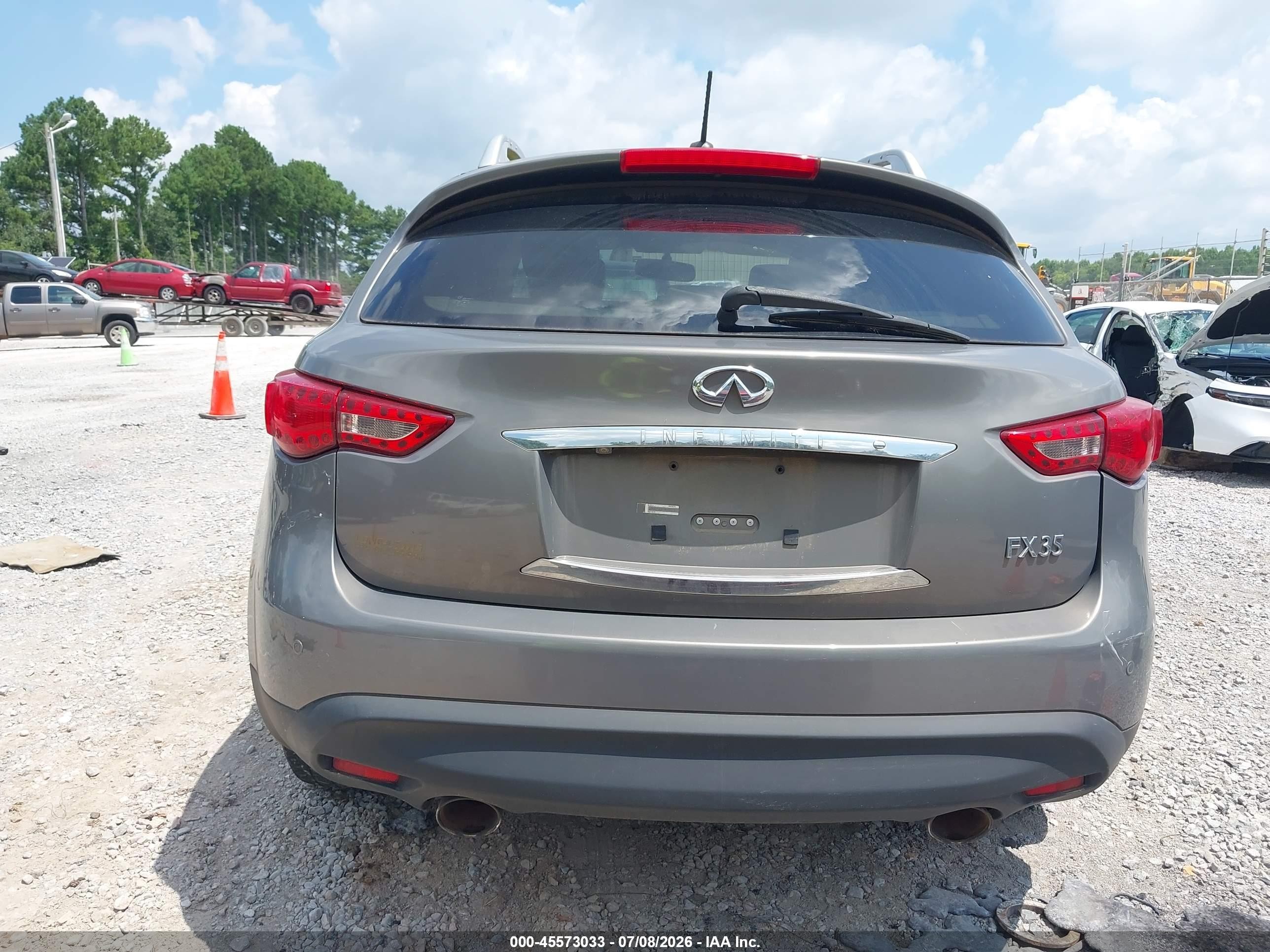 2009 Infiniti Fx35   Gold vin: JNRAS18U99M103919